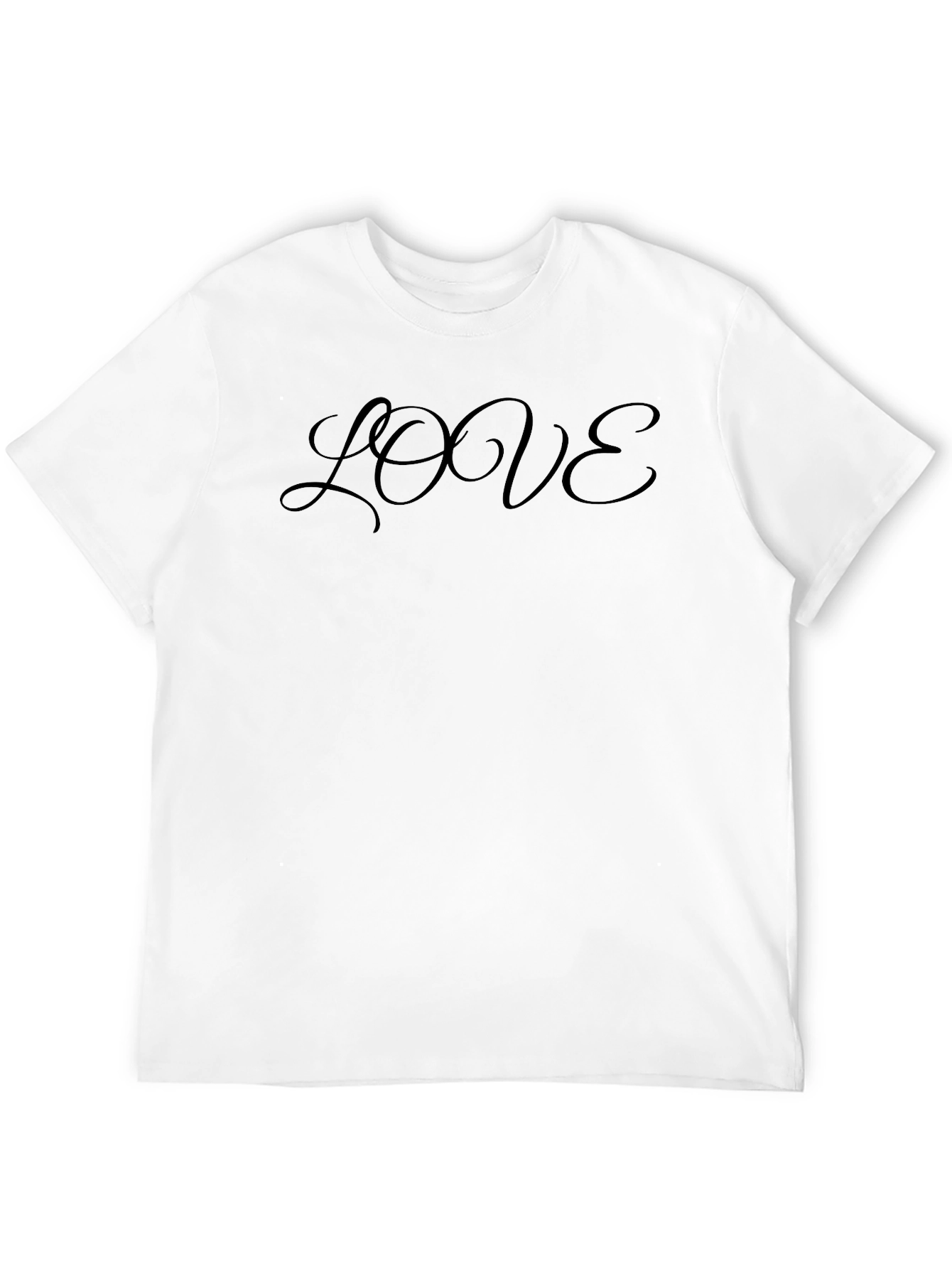 Love Script T-Shirt - Stylish Casual Wear