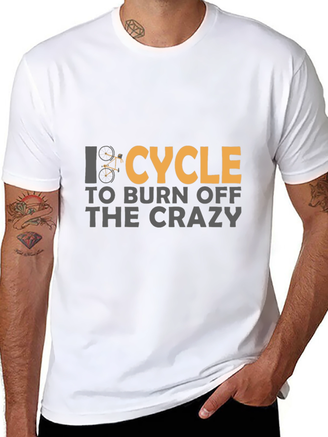 Cycle to Burn Off Crazy Tee