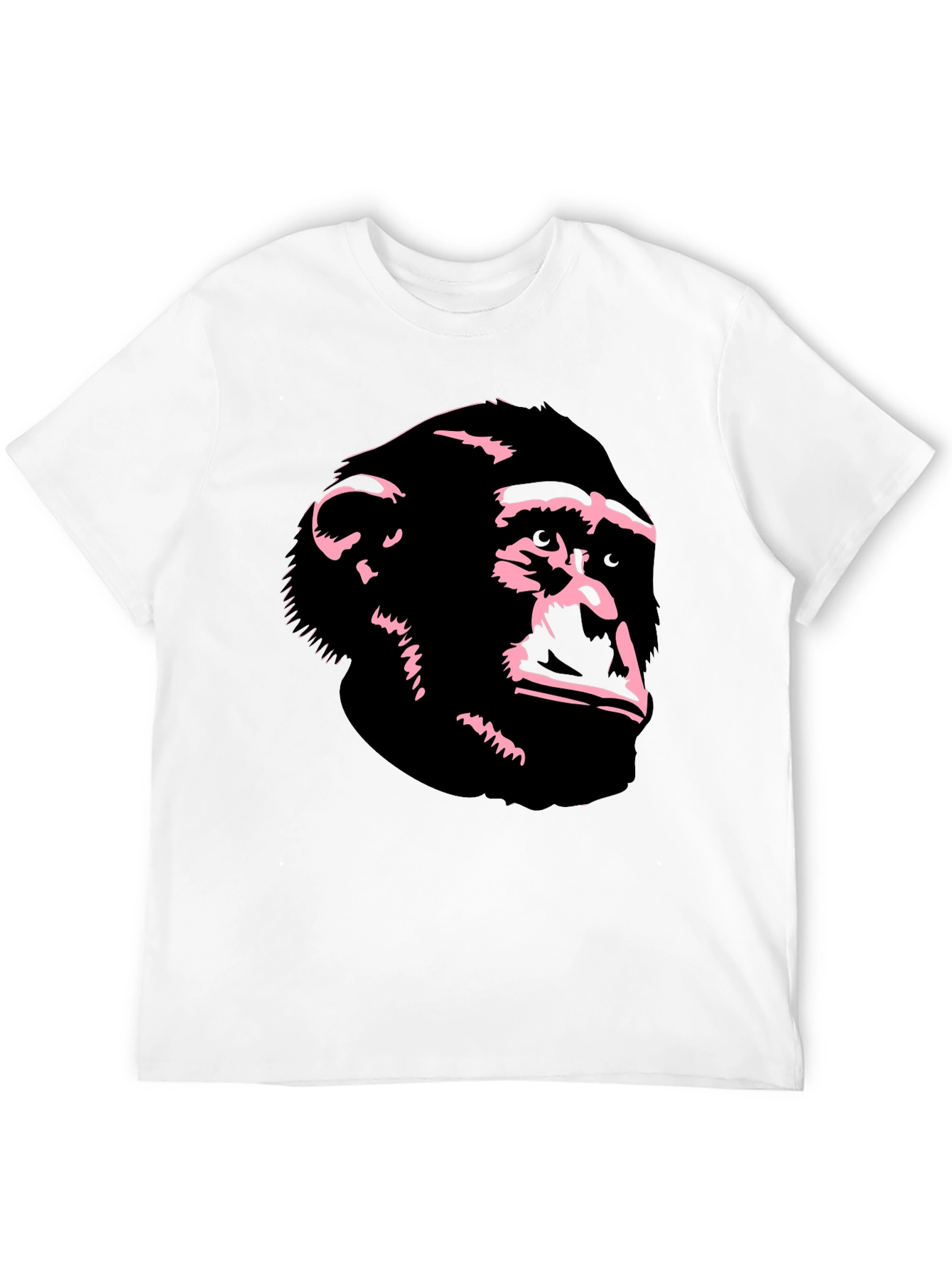 Chimpanzee Graphic T-Shirt - Cool Black Ape Tee