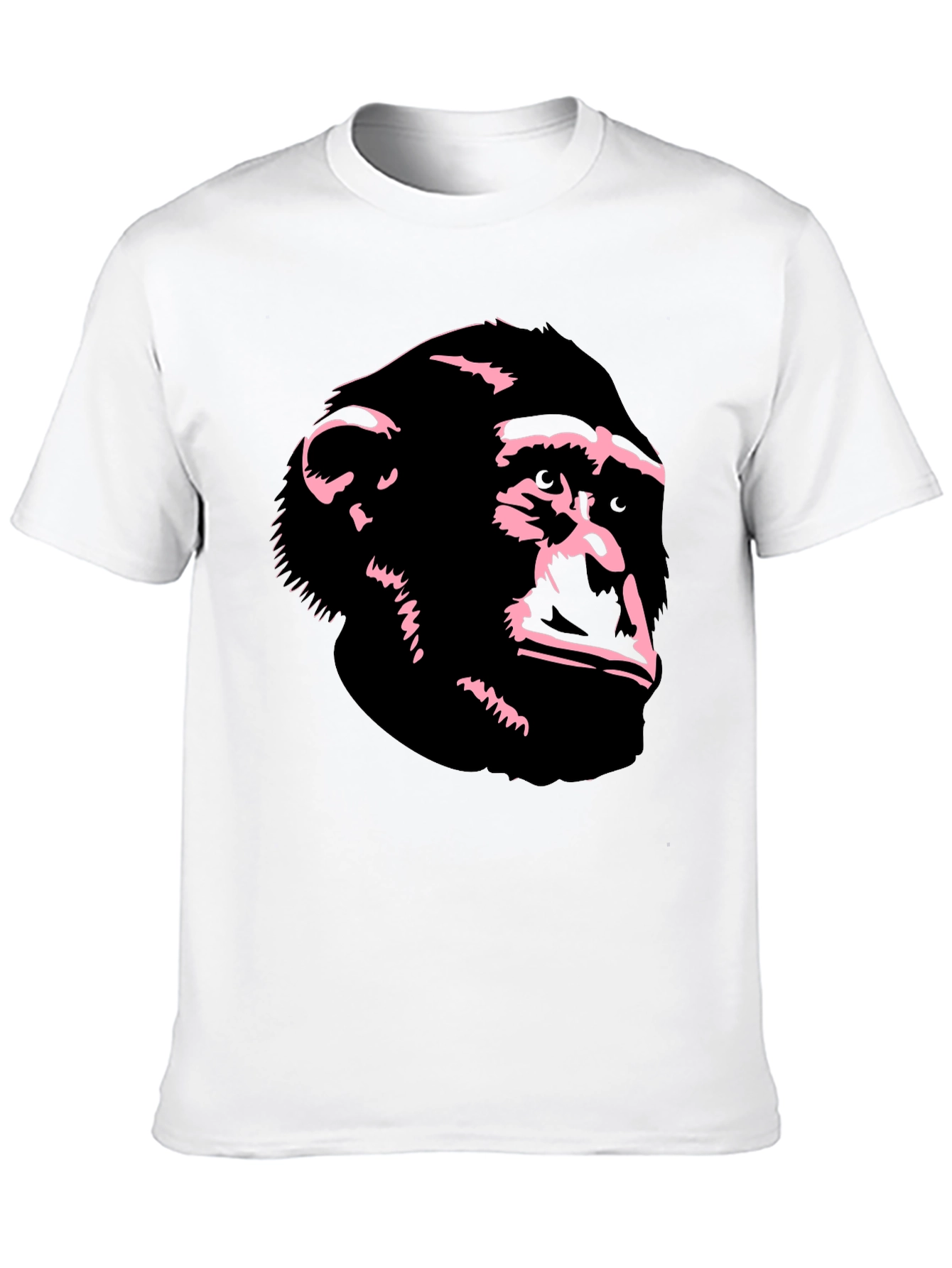 Chimpanzee Graphic T-Shirt - Cool Black Ape Tee