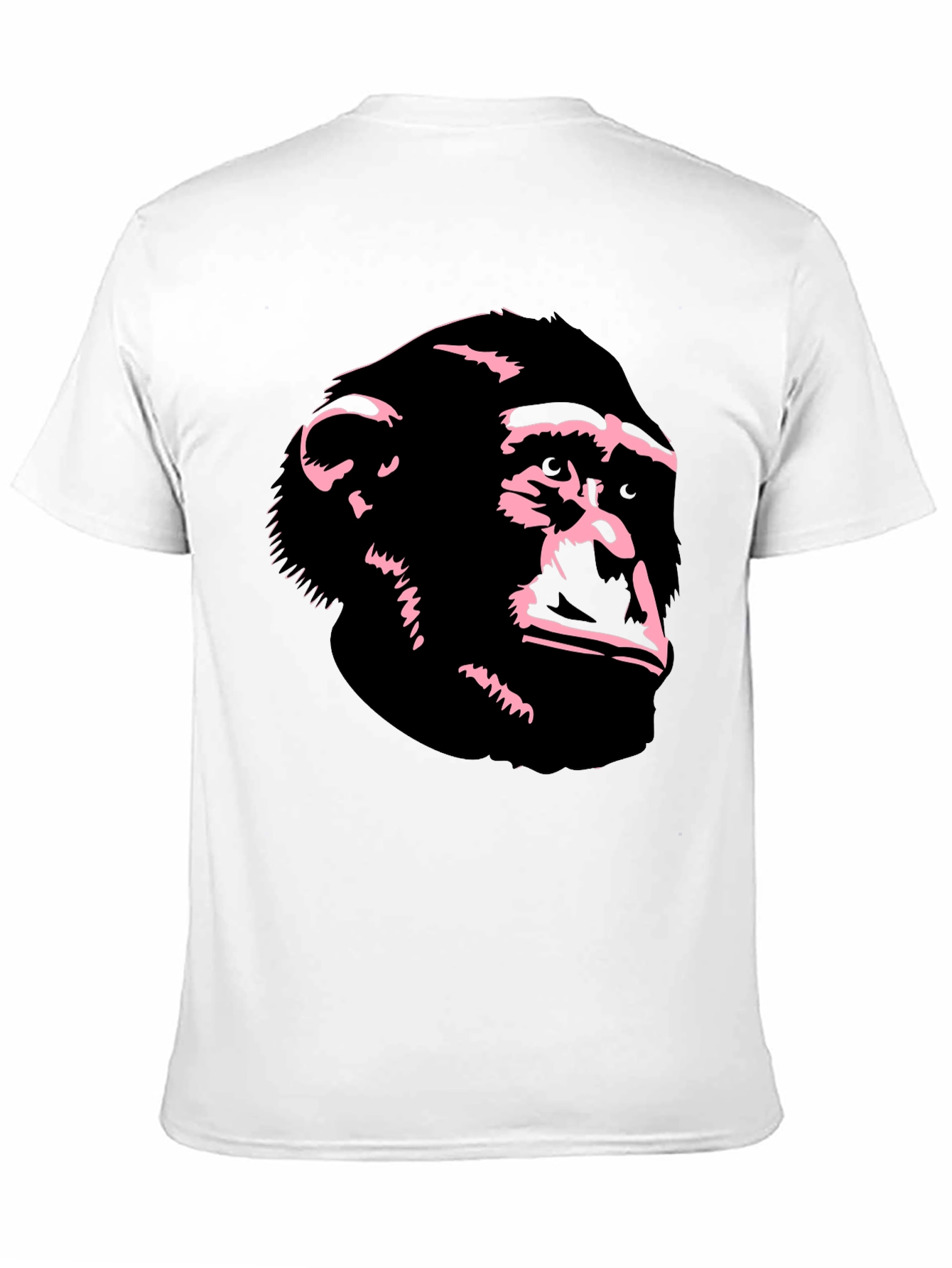 Chimpanzee Graphic T-Shirt - Cool Black Ape Tee