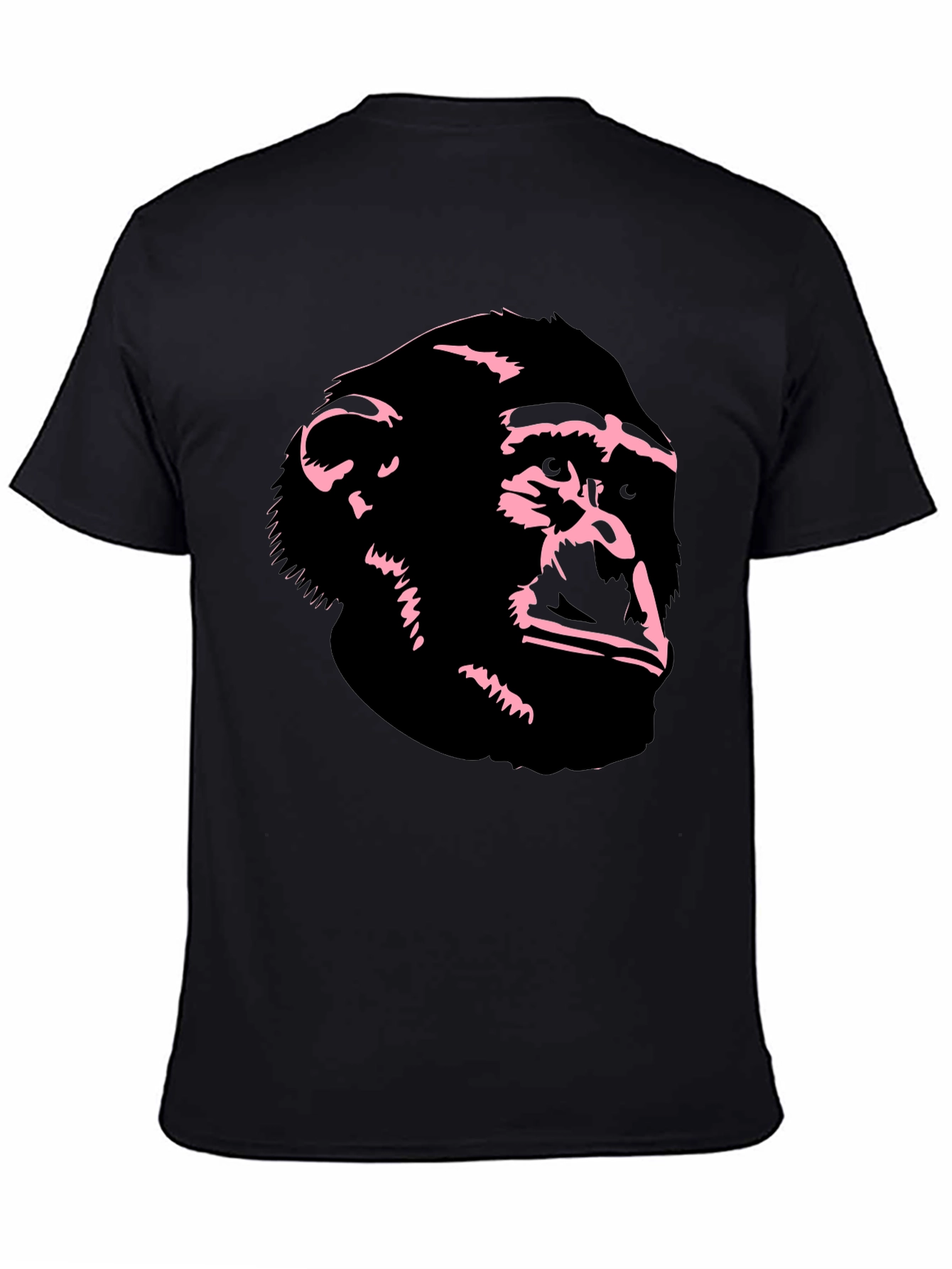 Chimpanzee Graphic T-Shirt - Cool Black Ape Tee