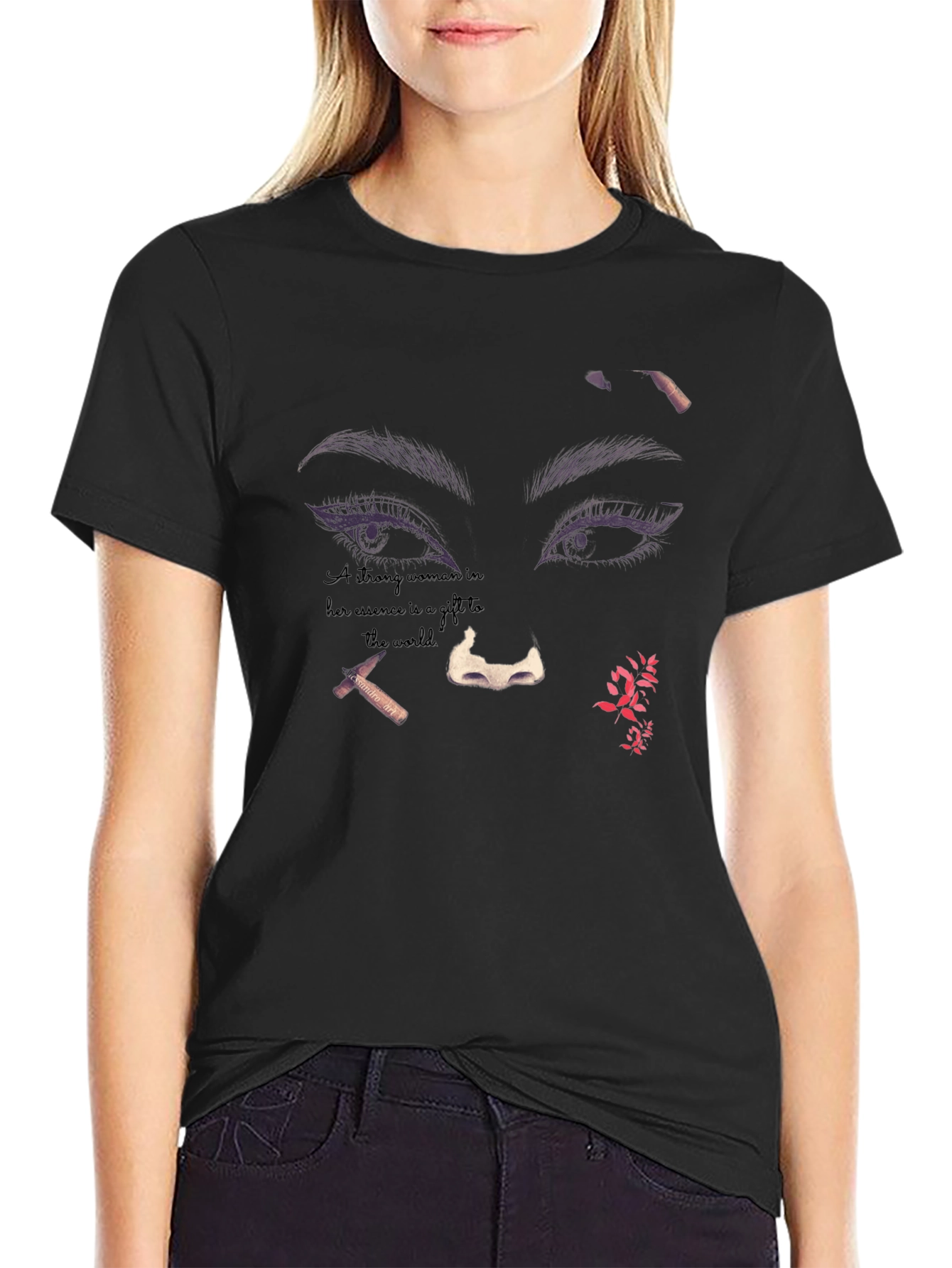 Strong Woman Graphic Tee - Empowerment Shirt