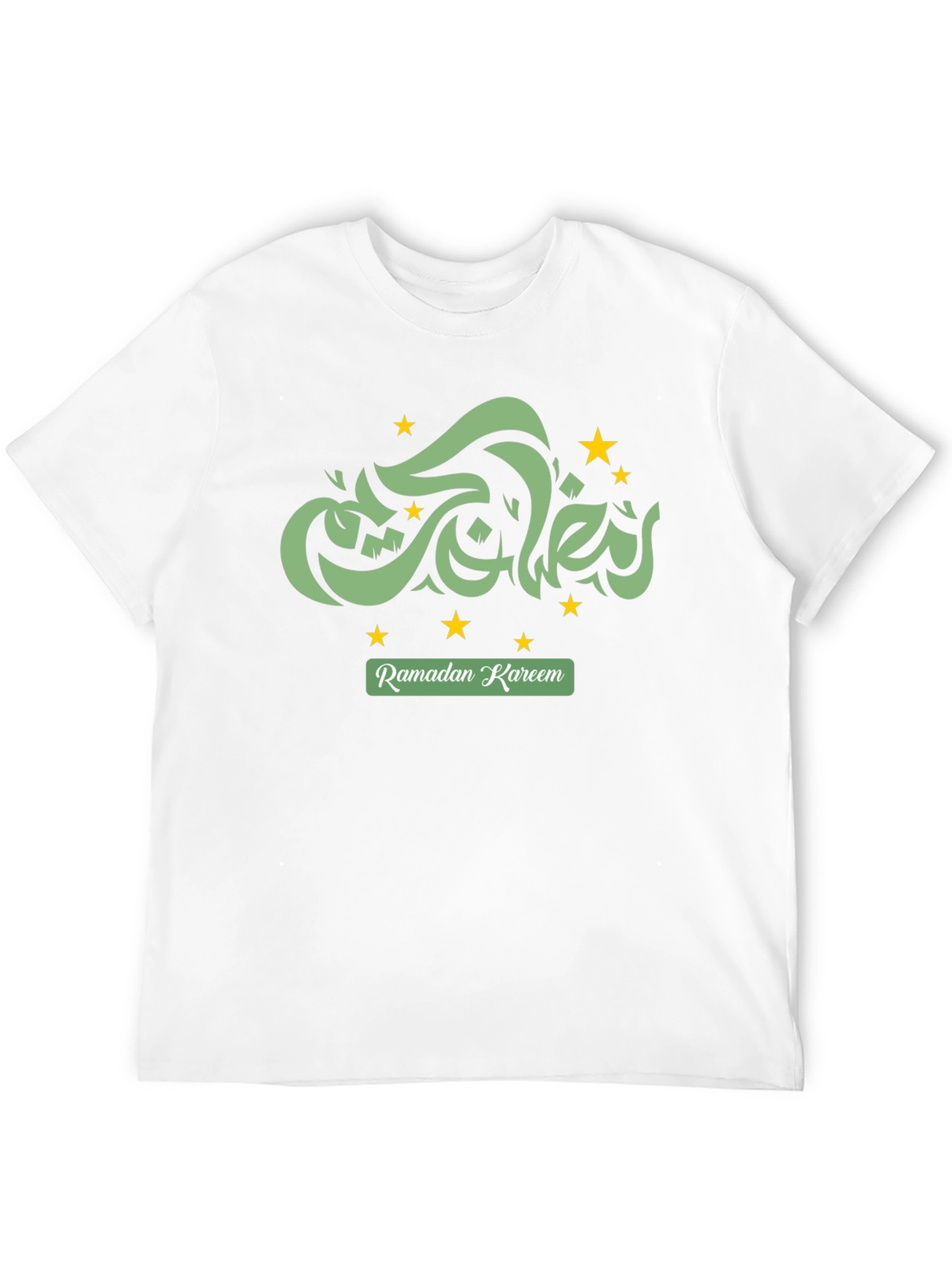 Ramadan Kareem Graphic Tee - Black Cotton T-Shirt