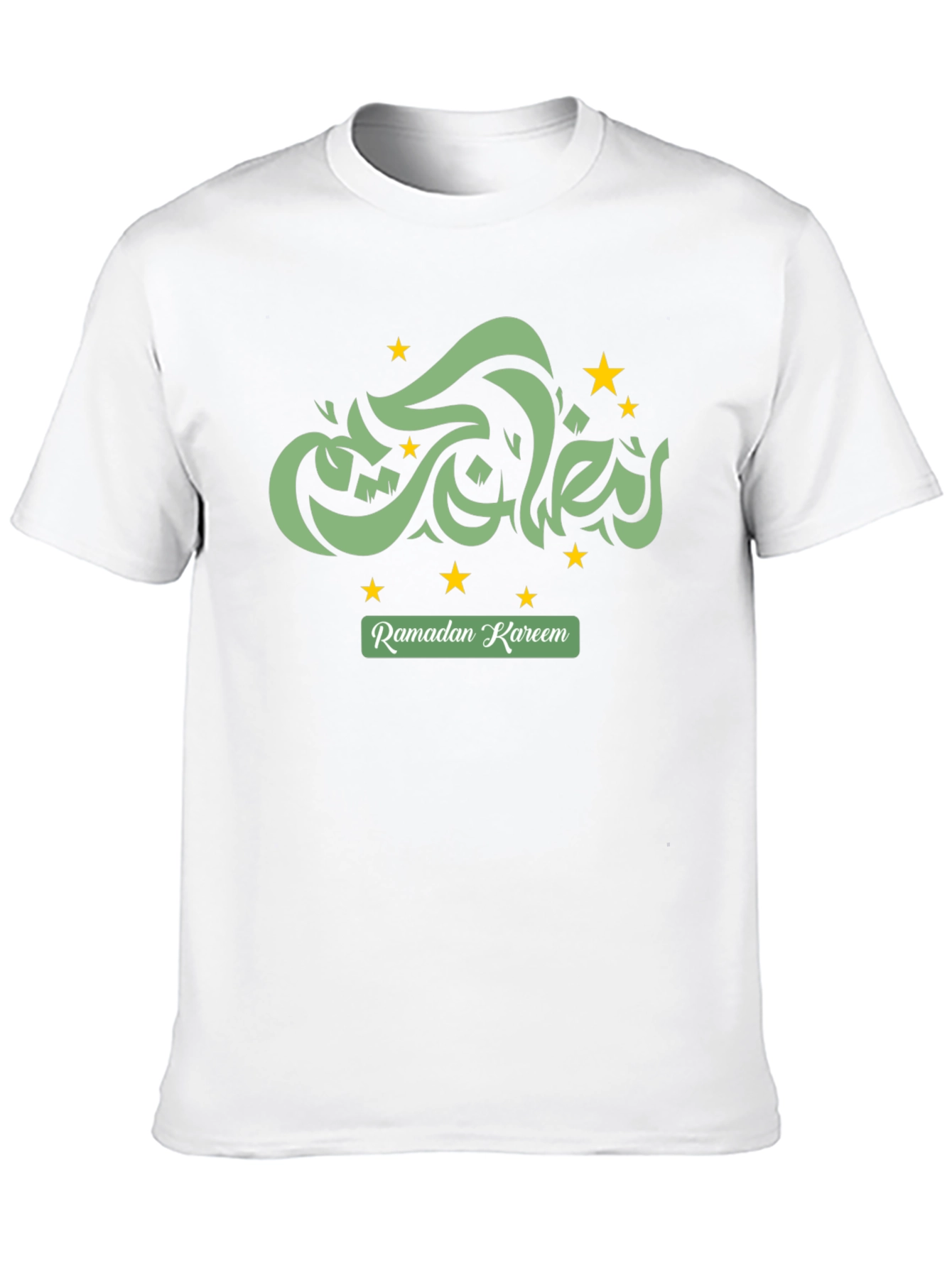 Ramadan Kareem Graphic Tee - Black Cotton T-Shirt