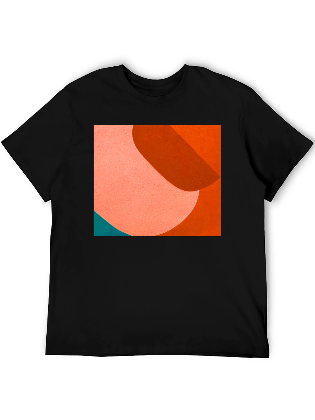 Modern Art Graphic Tee - Abstract Black T-Shirt