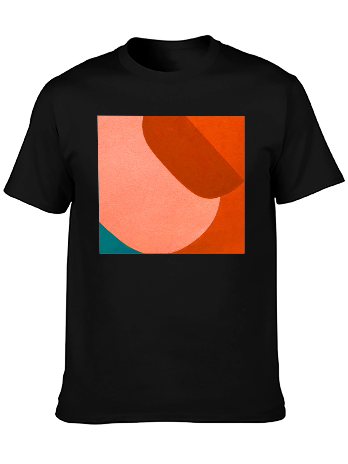 Modern Art Graphic Tee - Abstract Black T-Shirt