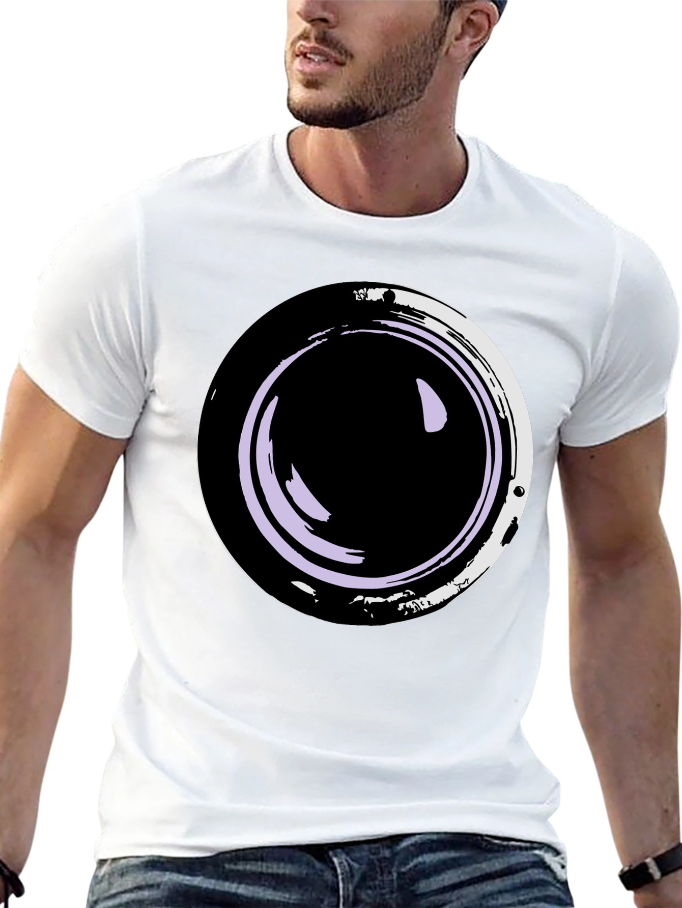 Enso Circle Graphic Tee - Zen Style Shirt