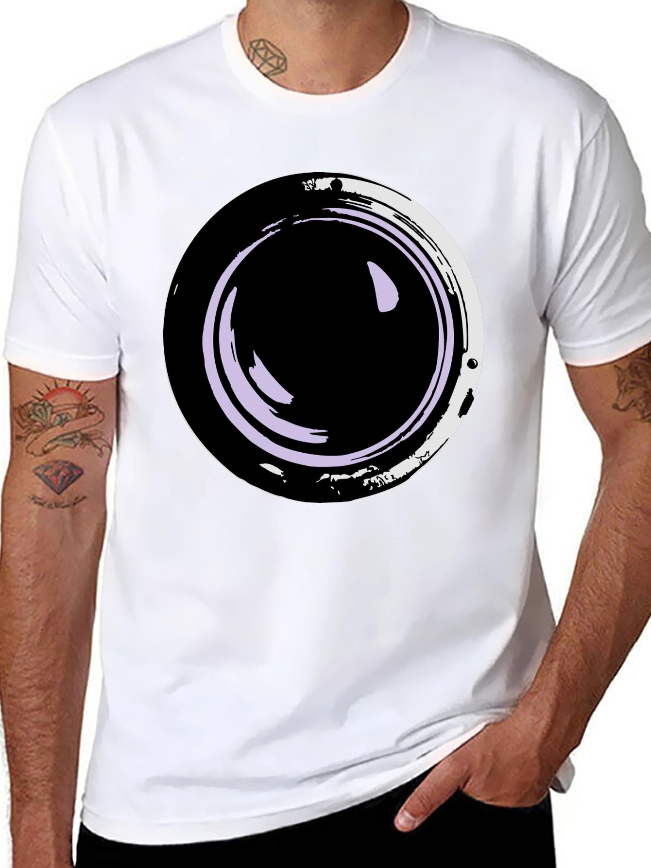 Enso Circle Graphic Tee - Zen Style Shirt