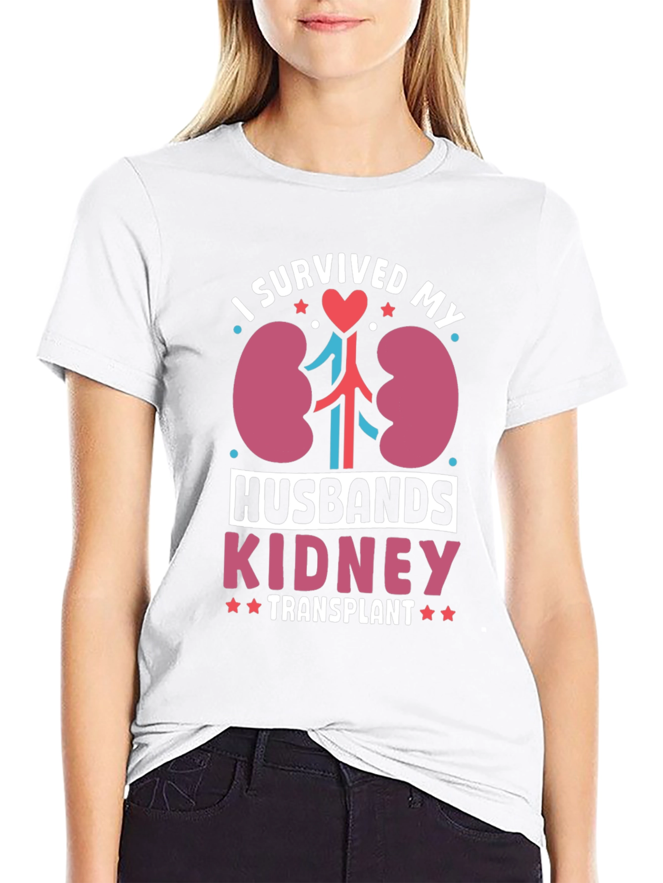I Survived My Husbands Kidney Transplant T-Shirt