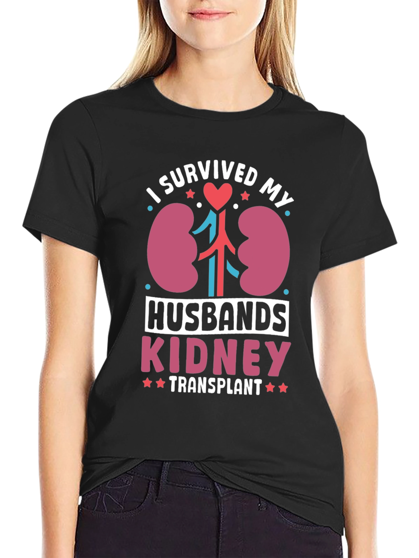 I Survived My Husbands Kidney Transplant T-Shirt