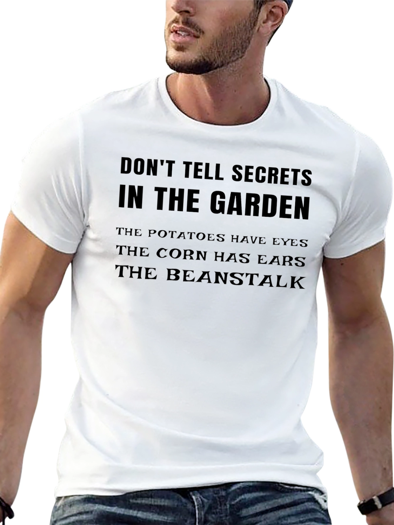 Dont Tell Secrets Garden Tee - Funny Novelty Shirt