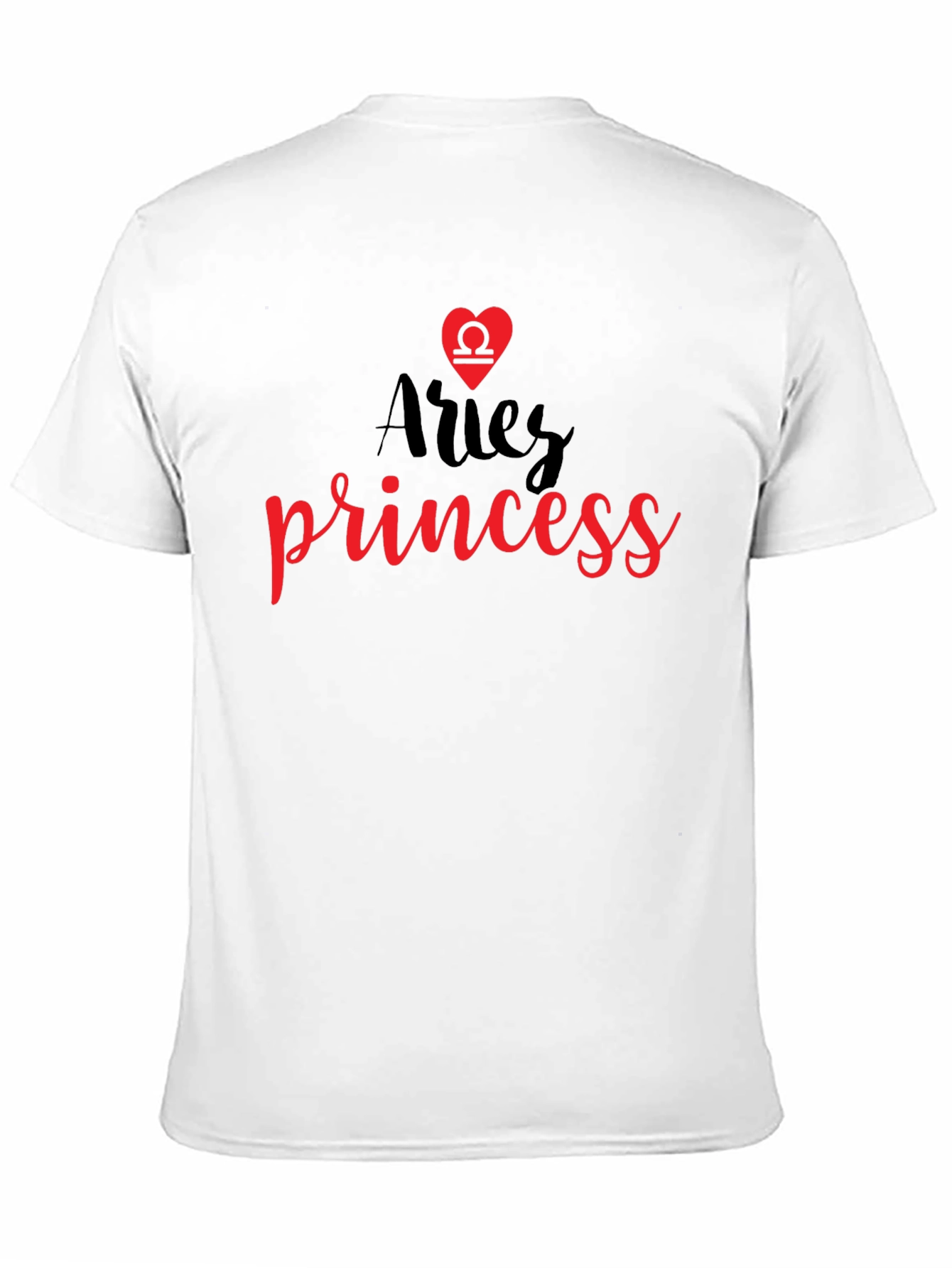 Aries Princess Graphic Tee - Zodiac Shirt