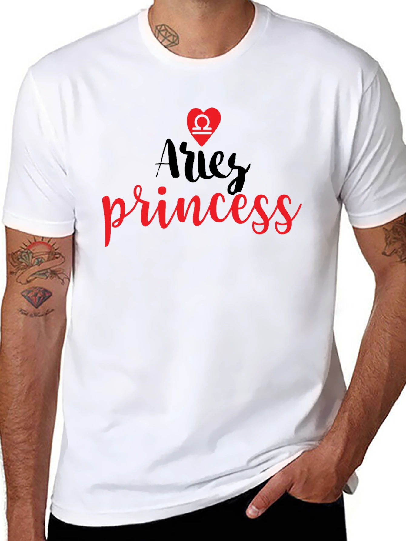 Aries Princess Graphic Tee - Zodiac Shirt