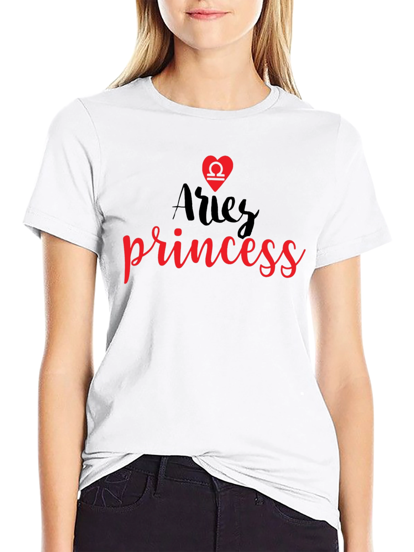 Aries Princess Graphic Tee - Zodiac Shirt