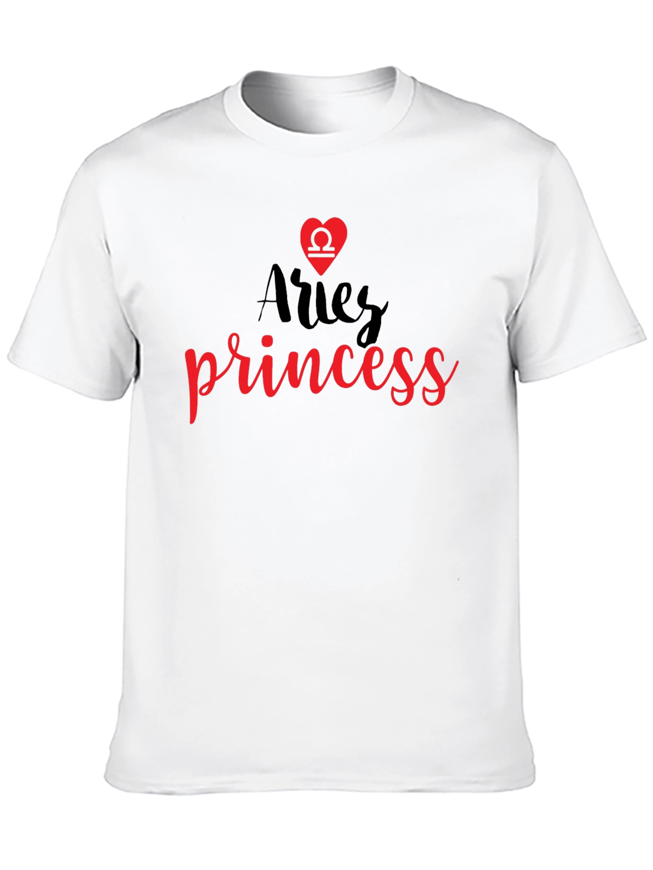 Aries Princess Graphic Tee - Zodiac Shirt