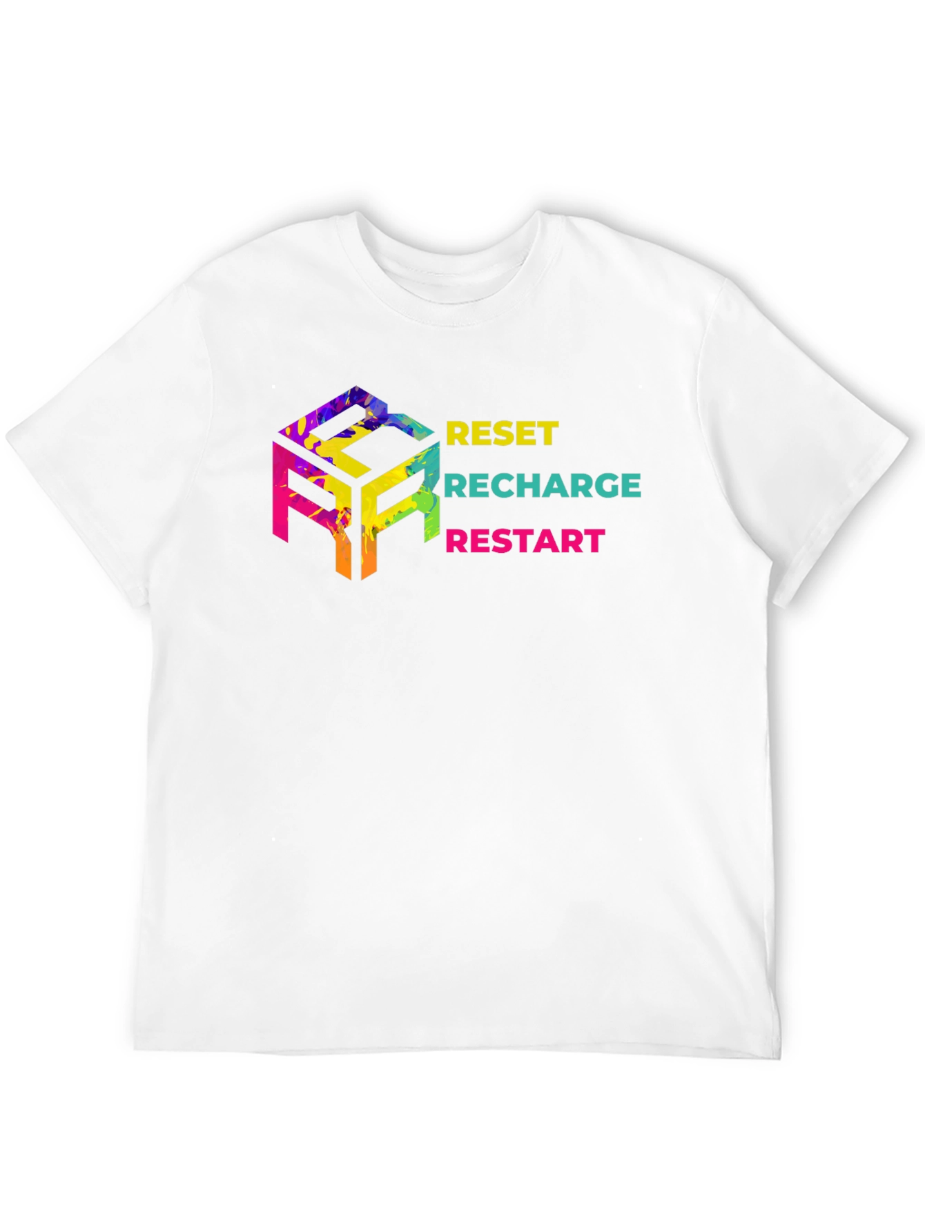 Reset Recharge Restart Graphic Tee