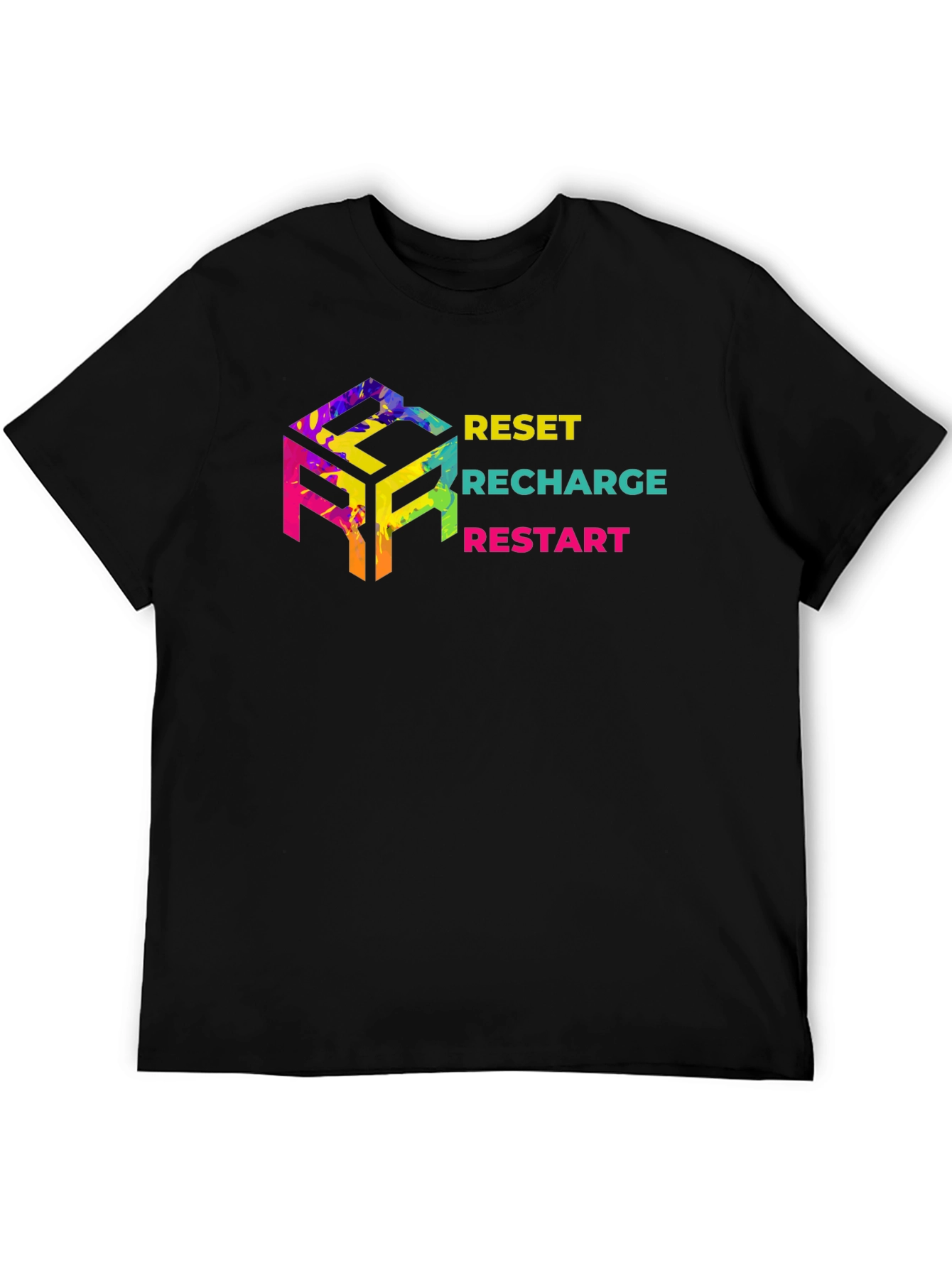 Reset Recharge Restart Graphic Tee