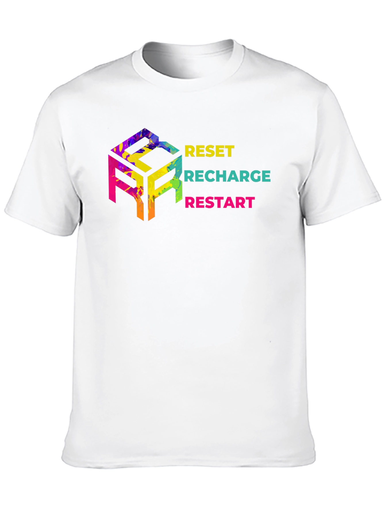 Reset Recharge Restart Graphic Tee