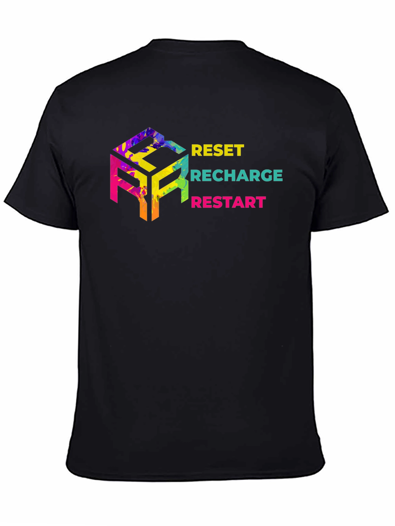 Reset Recharge Restart Graphic Tee
