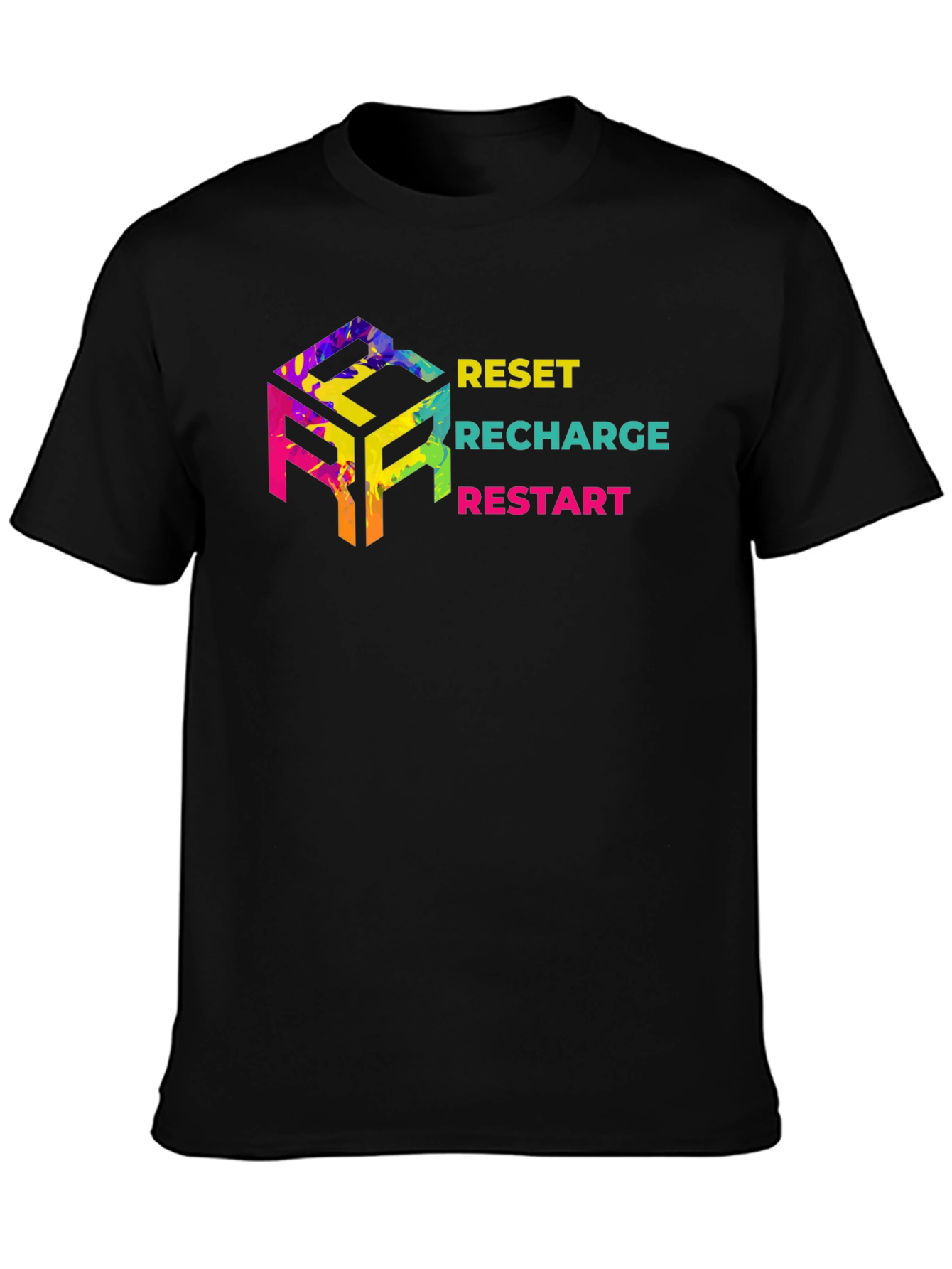 Reset Recharge Restart Graphic Tee