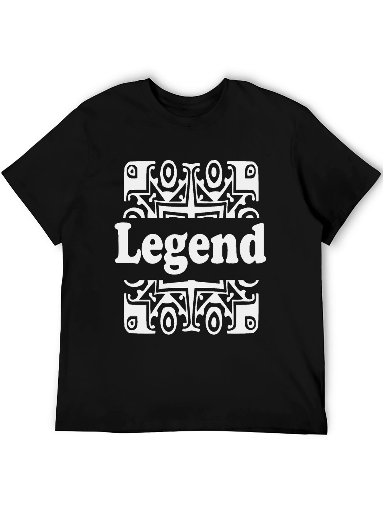 Legend Graphic Tee - Stylish Black Cotton T-Shirt