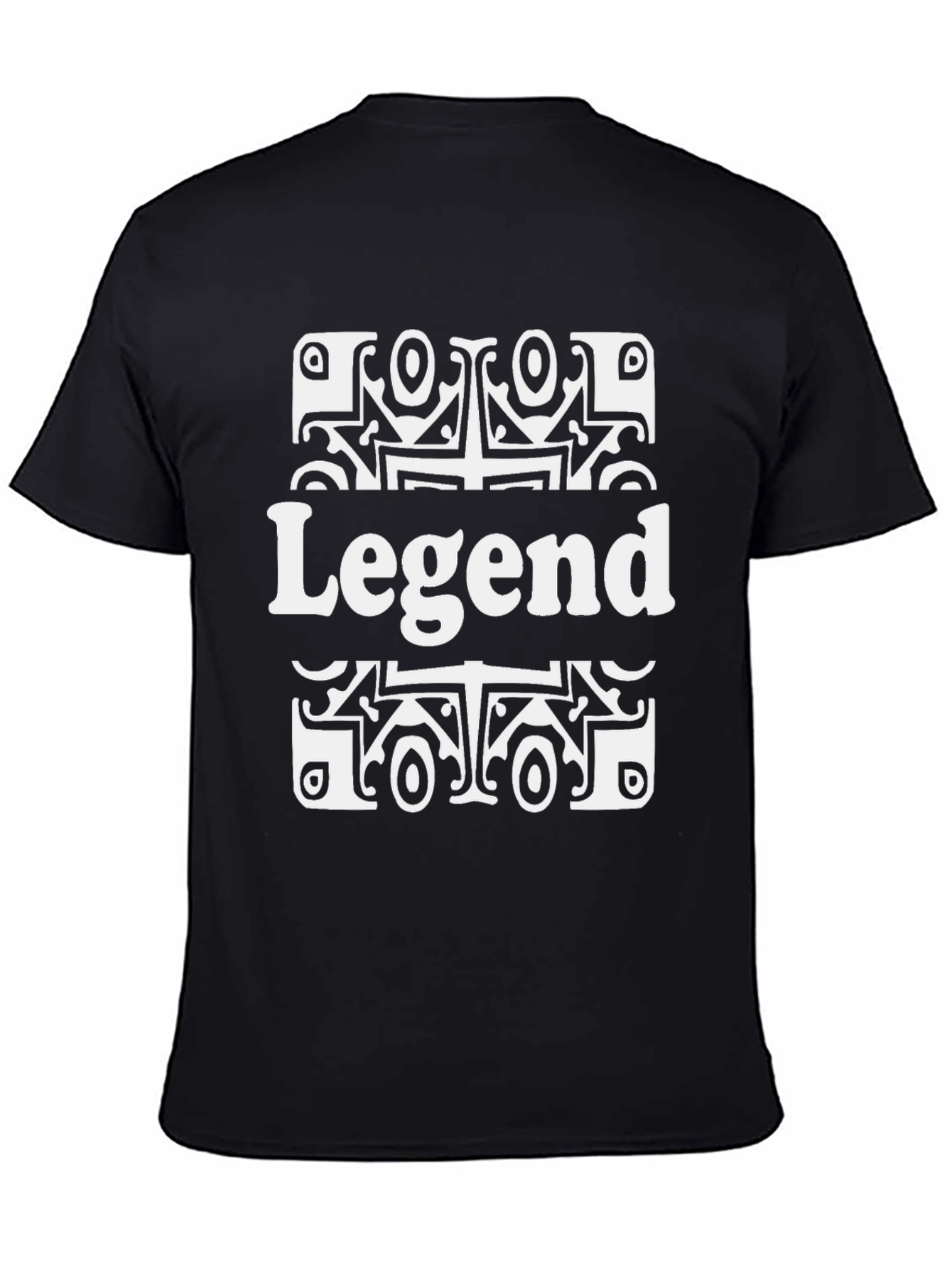 Legend Graphic Tee - Stylish Black Cotton T-Shirt