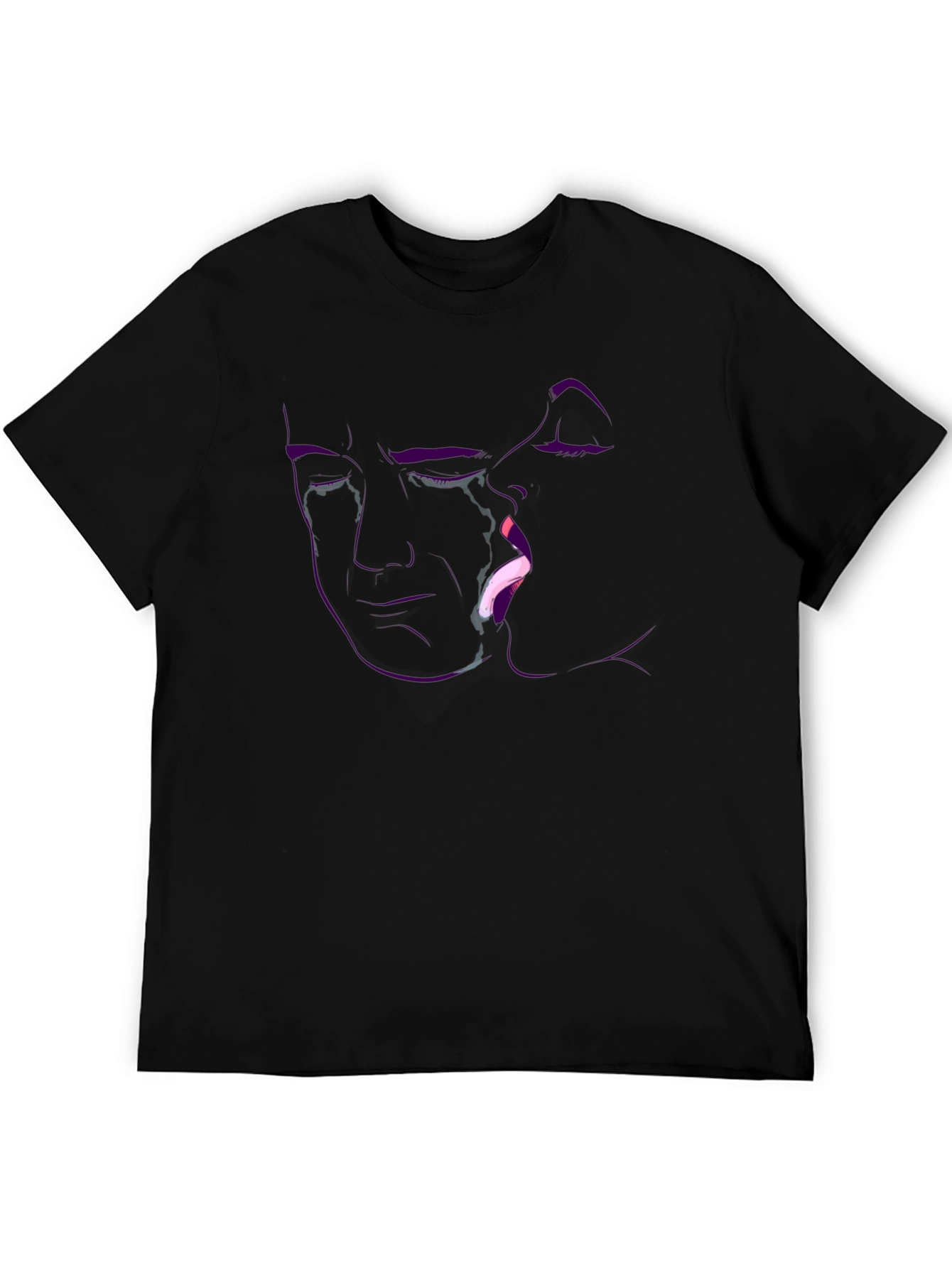 Bold Graphic Tee - Kissing Outline