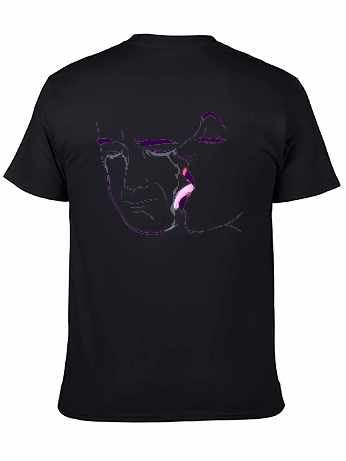 Bold Graphic Tee - Kissing Outline