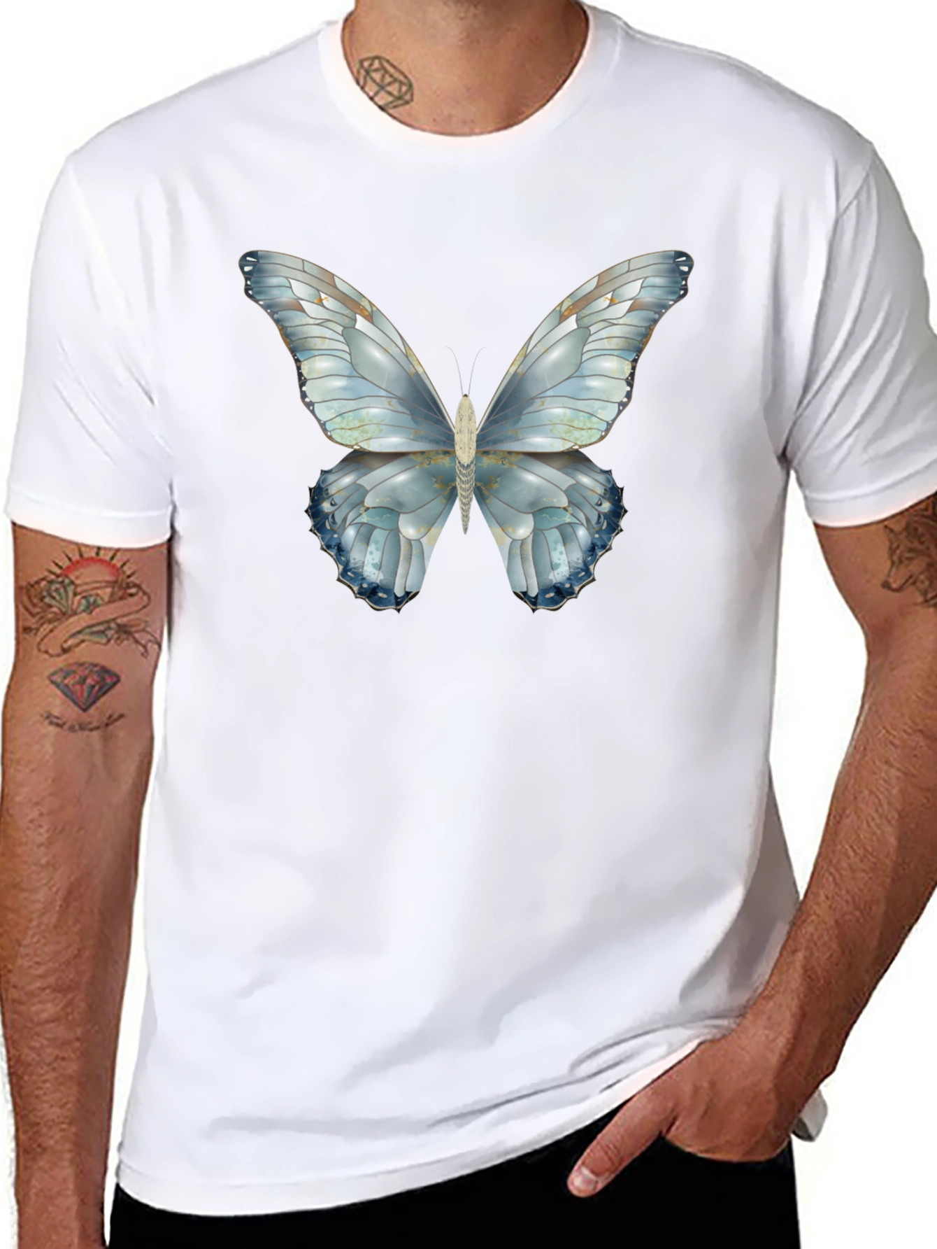 Butterfly Graphic Tee - Cool Casual Style