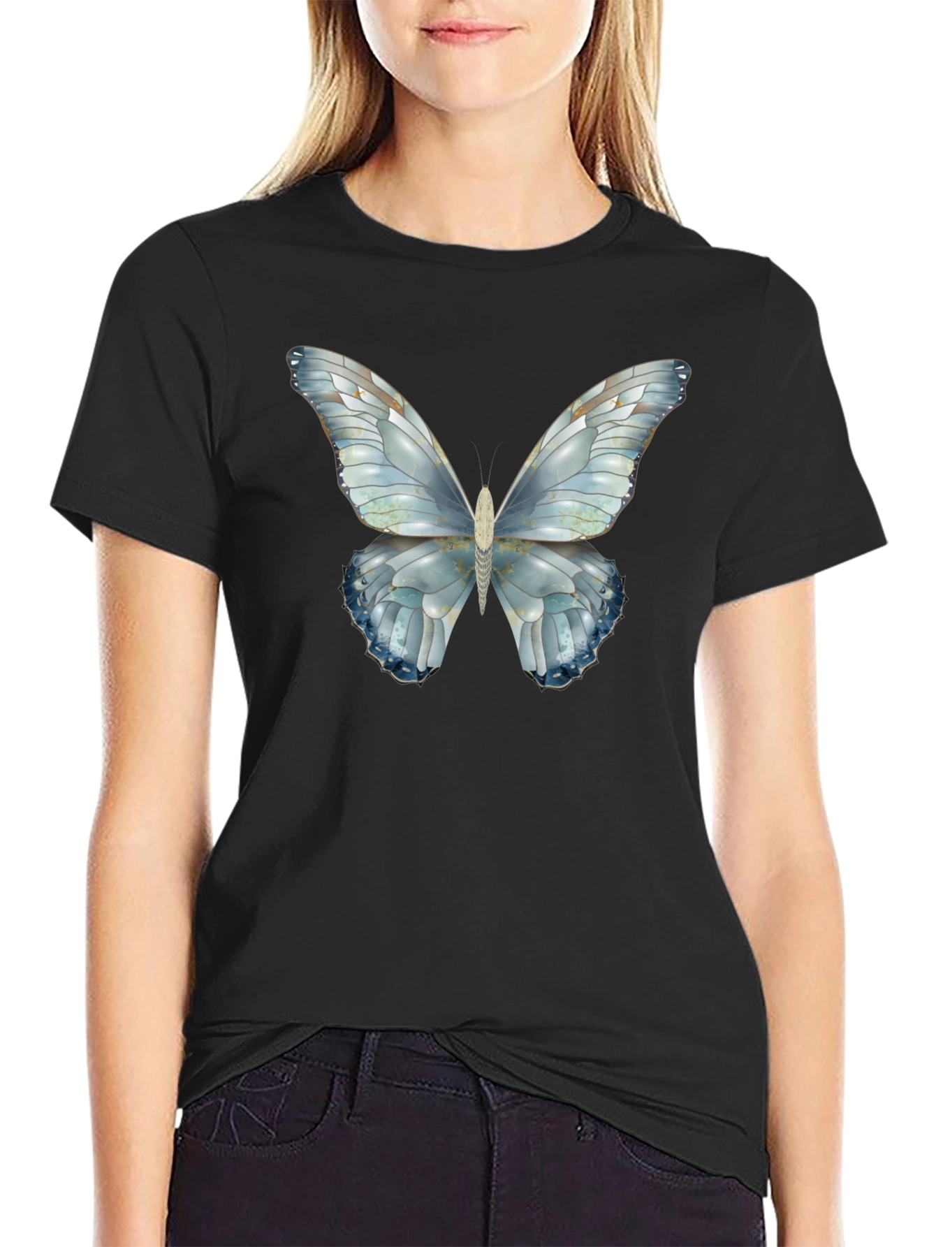 Butterfly Graphic Tee - Cool Casual Style