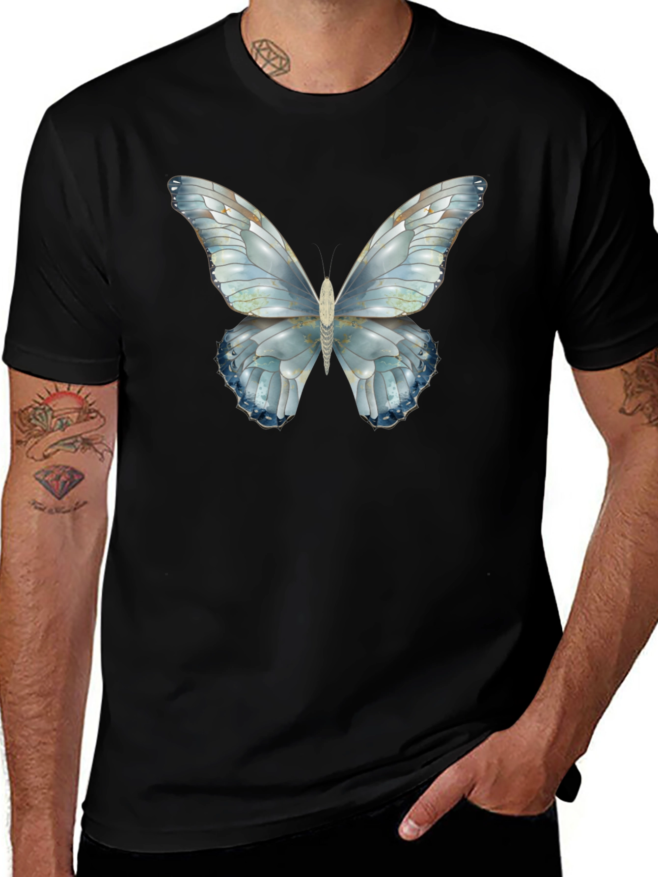 Butterfly Graphic Tee - Cool Casual Style