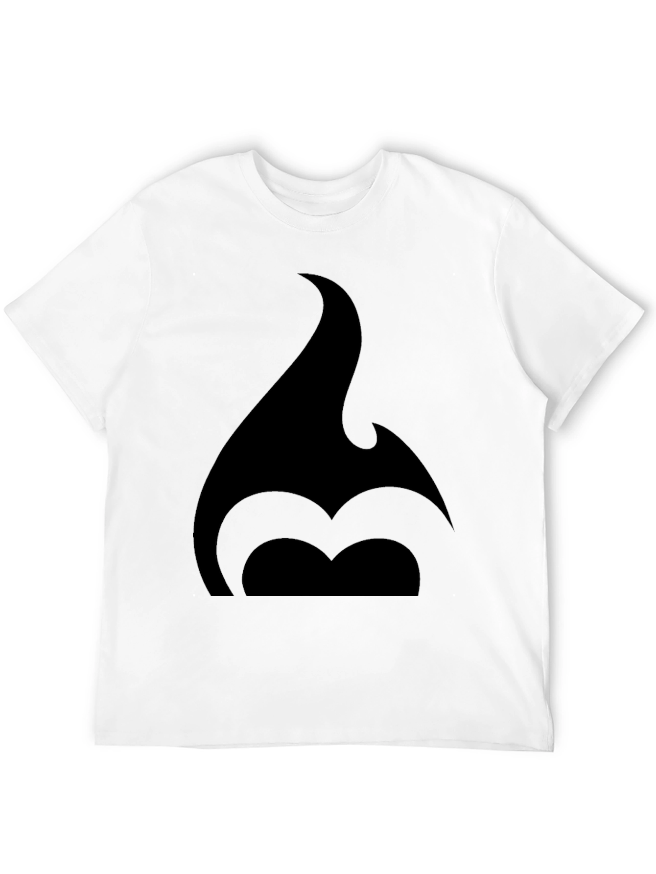 Bold Black T-Shirt with Abstract Graphic