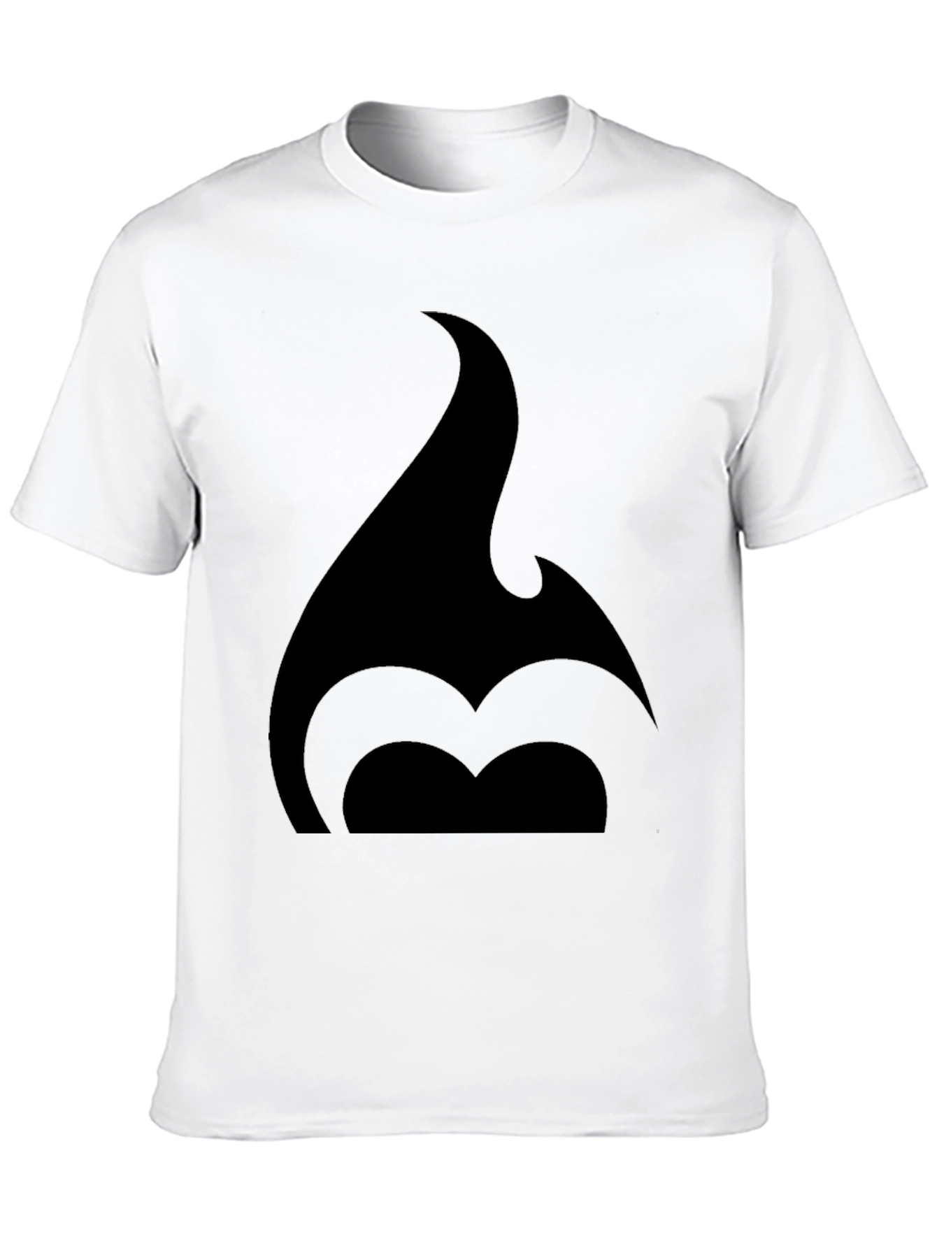 Bold Black T-Shirt with Abstract Graphic
