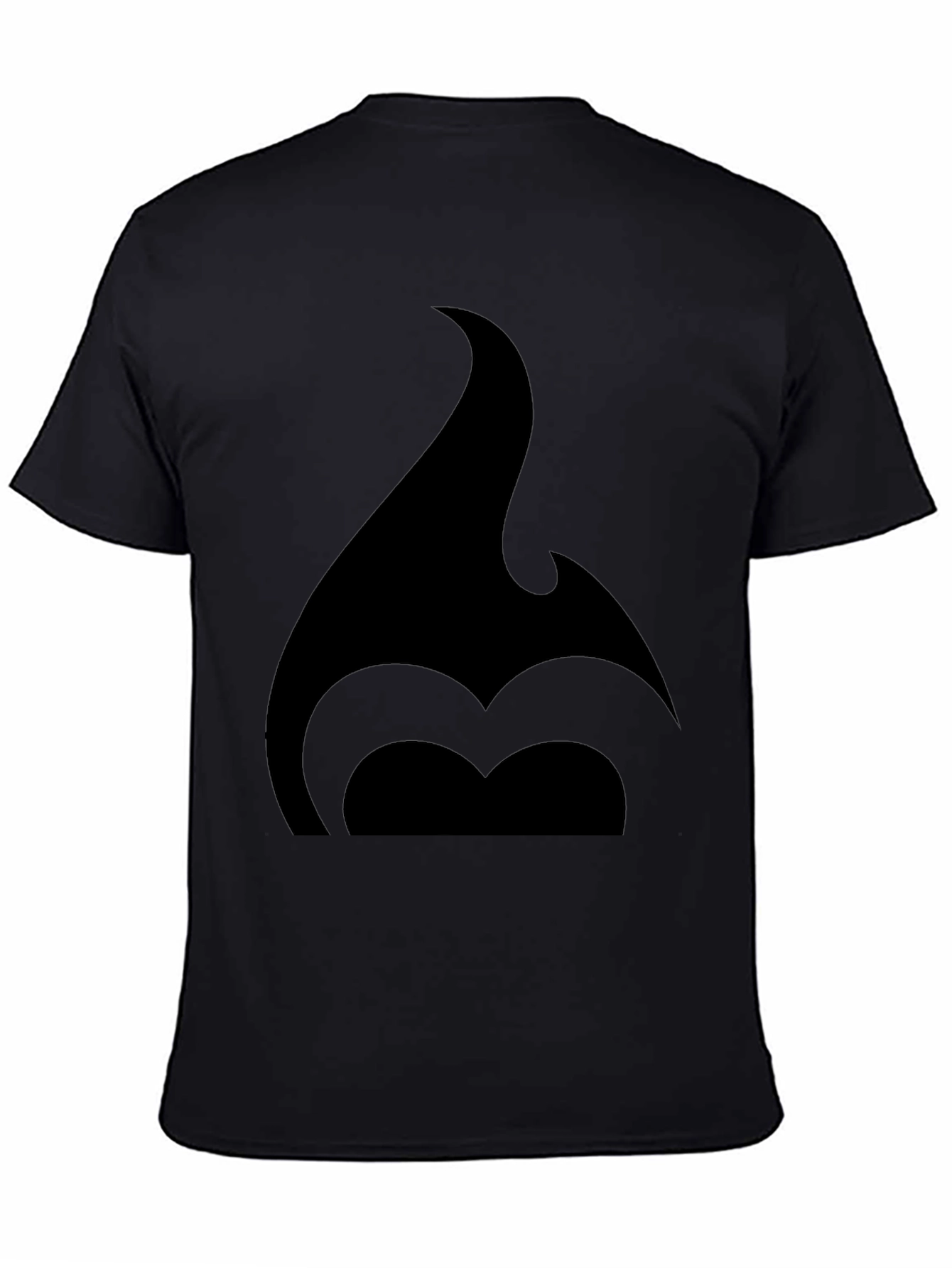 Bold Black T-Shirt with Abstract Graphic