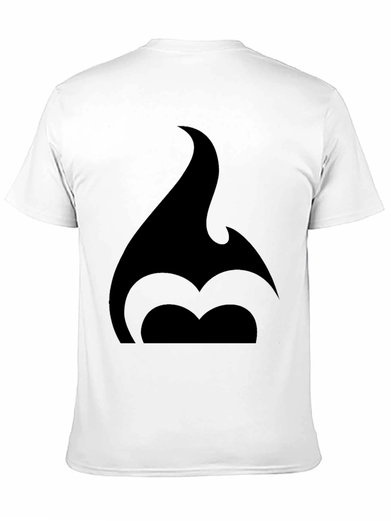 Bold Black T-Shirt with Abstract Graphic