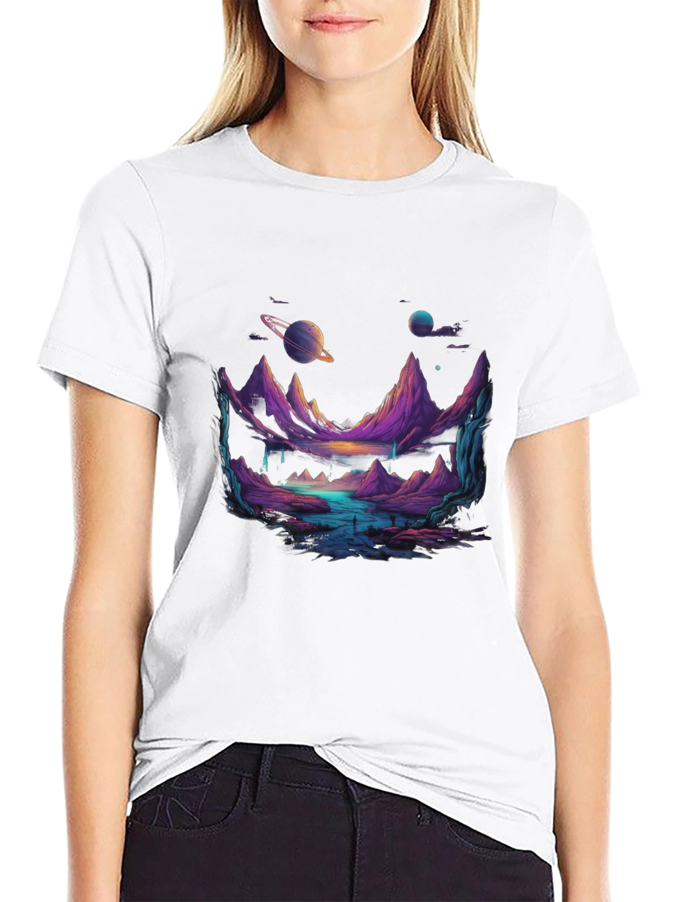 Cosmic Landscape Graphic Tee