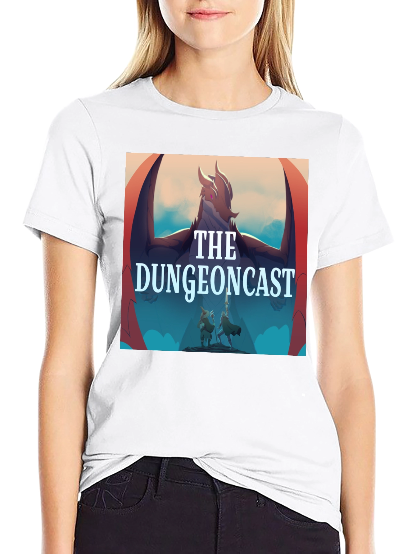 The Dungeoncast Black T-Shirt - Fantasy Podcast Apparel