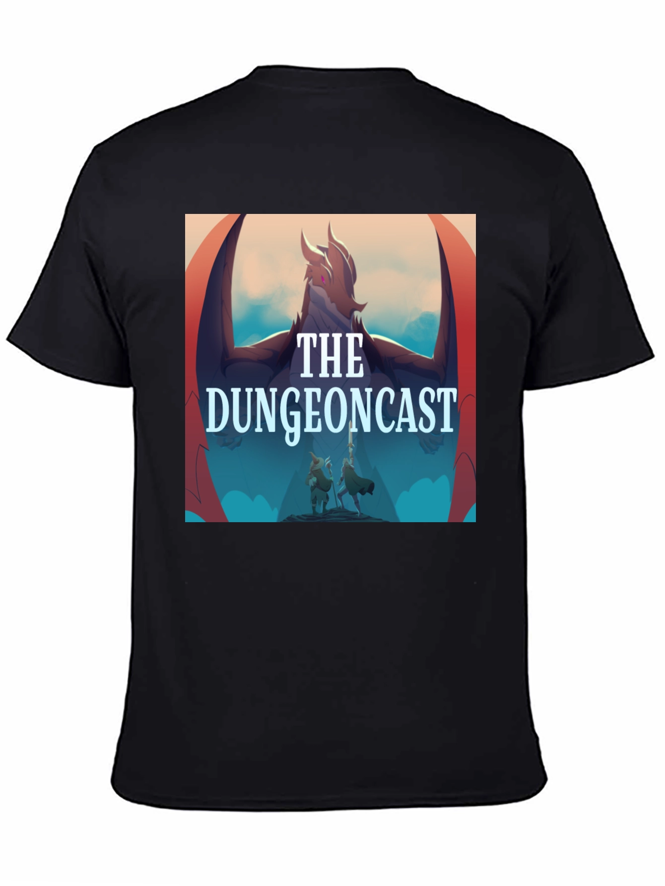 The Dungeoncast Black T-Shirt - Fantasy Podcast Apparel