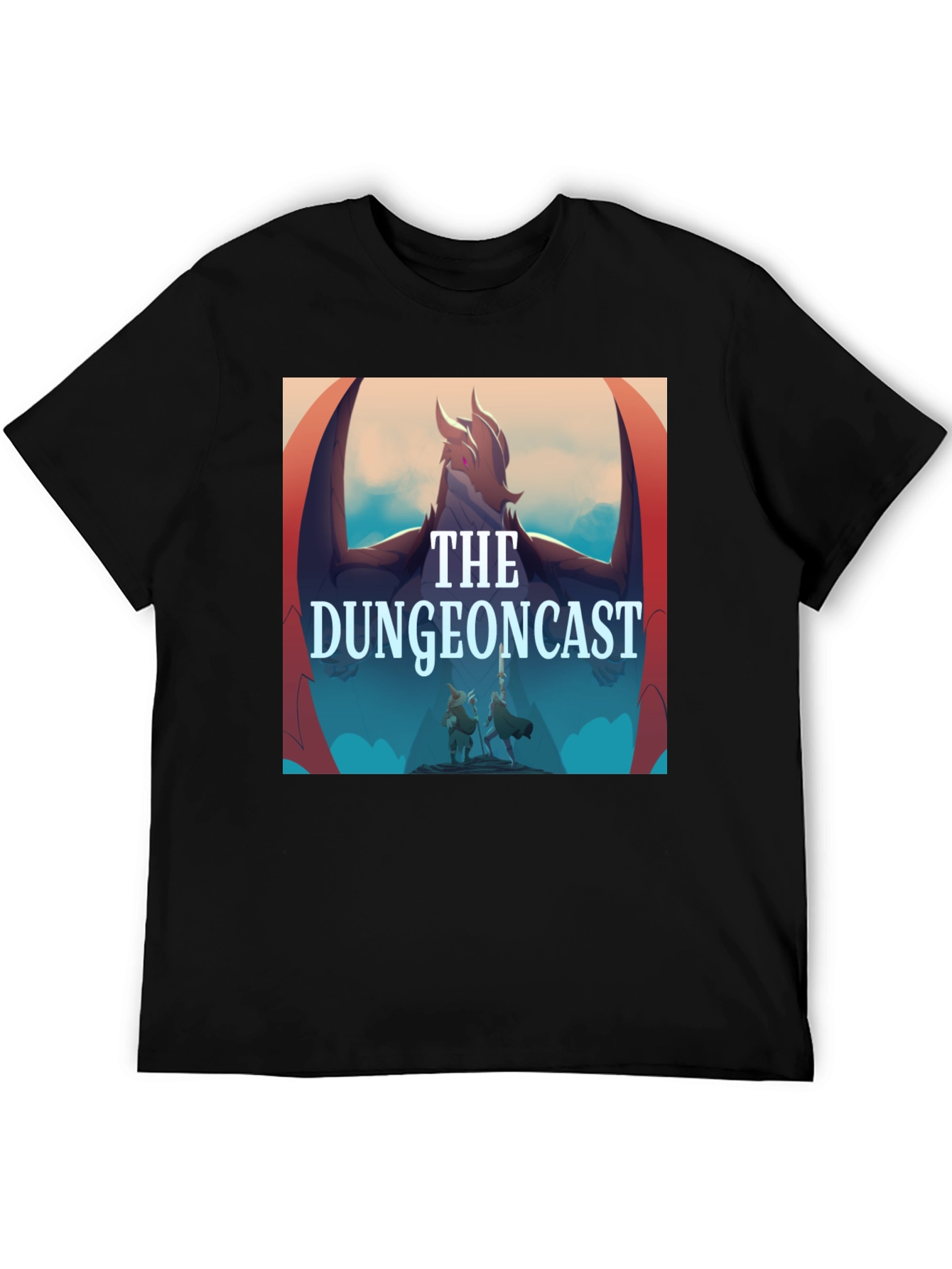 The Dungeoncast Black T-Shirt - Fantasy Podcast Apparel