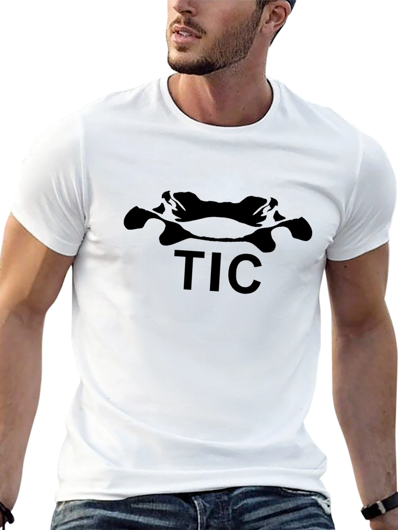TIC Funny Graphic Tee - Black