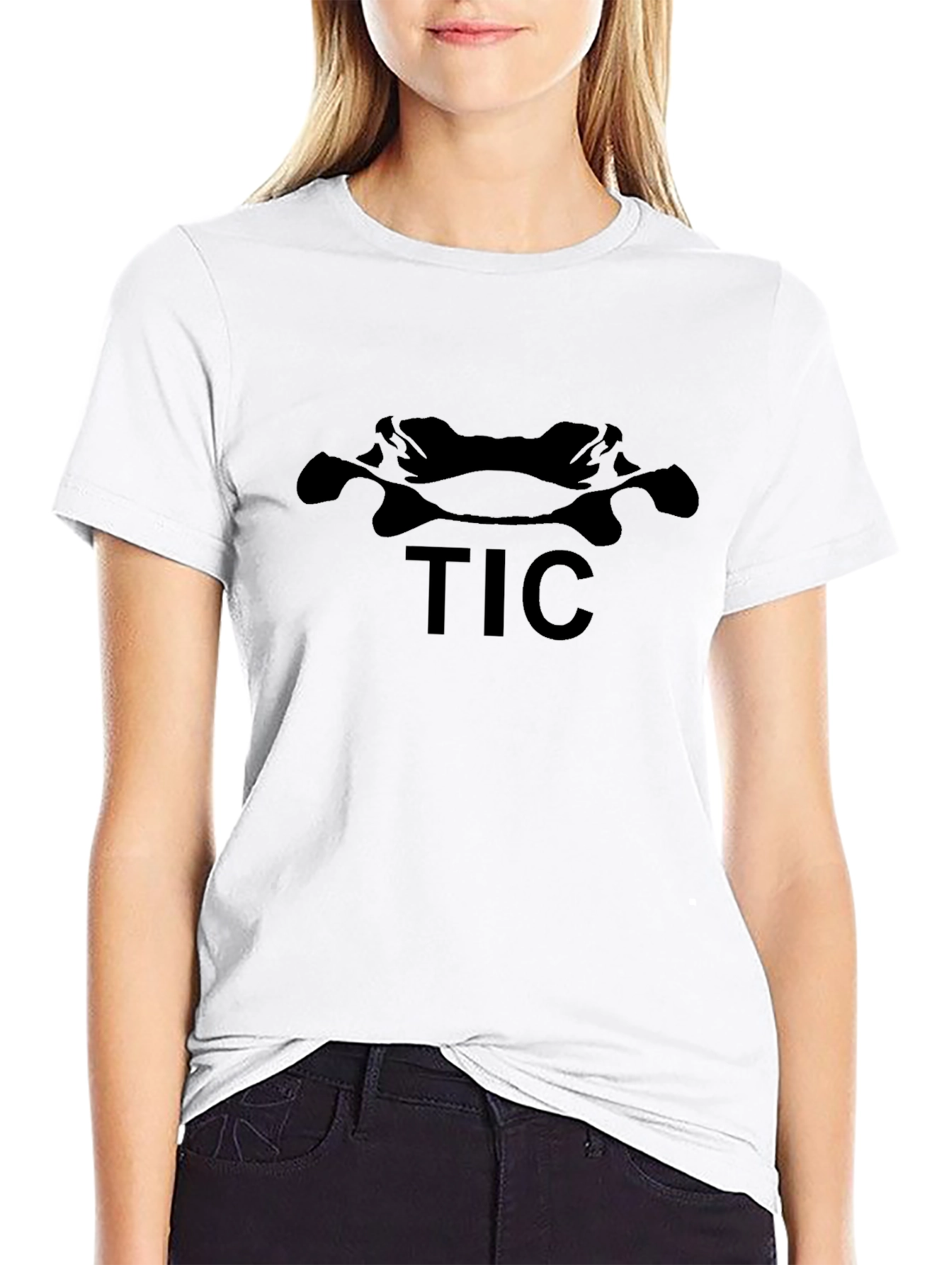 TIC Funny Graphic Tee - Black