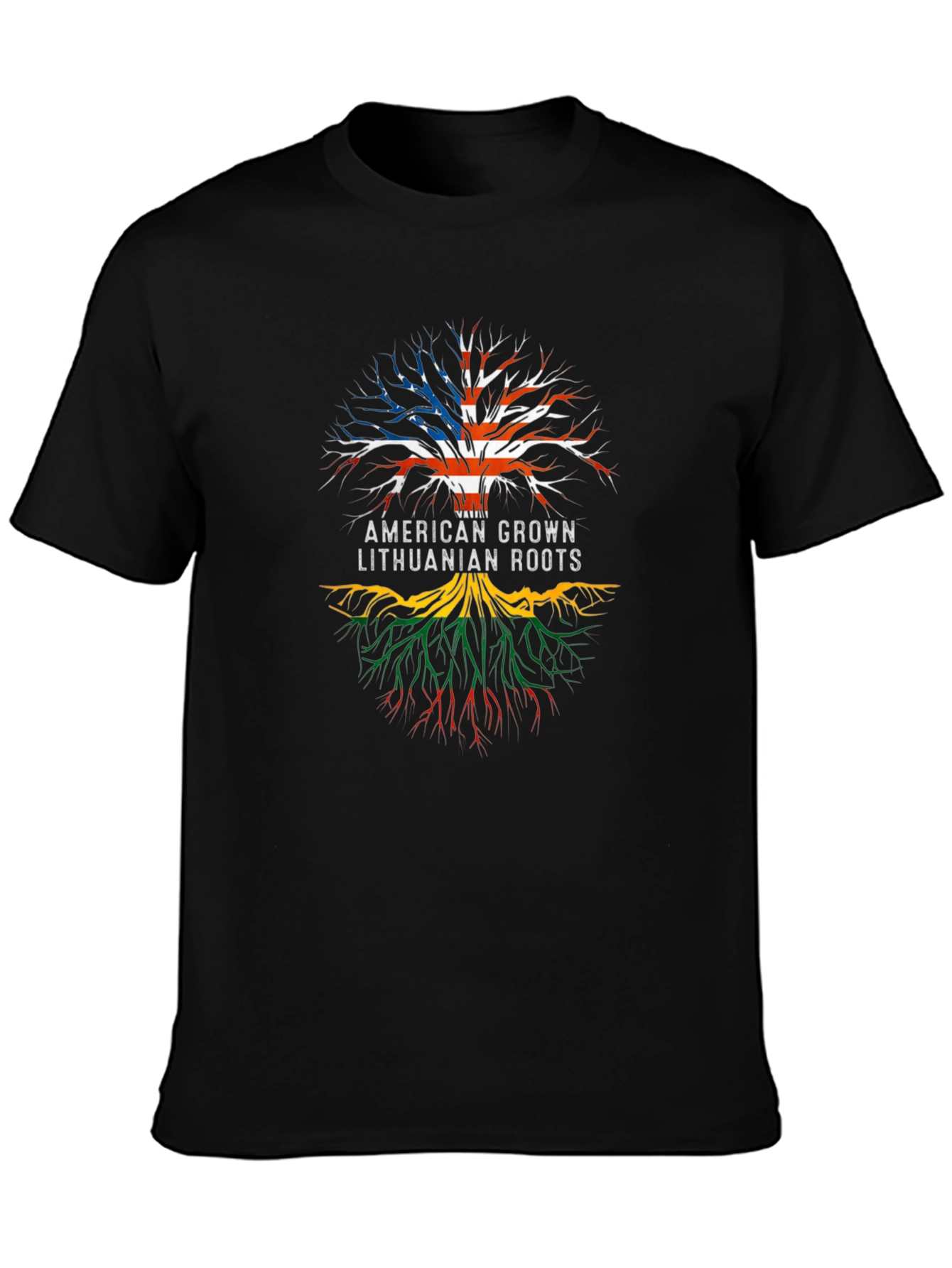 American Grown Lithuanian Roots T-Shirt