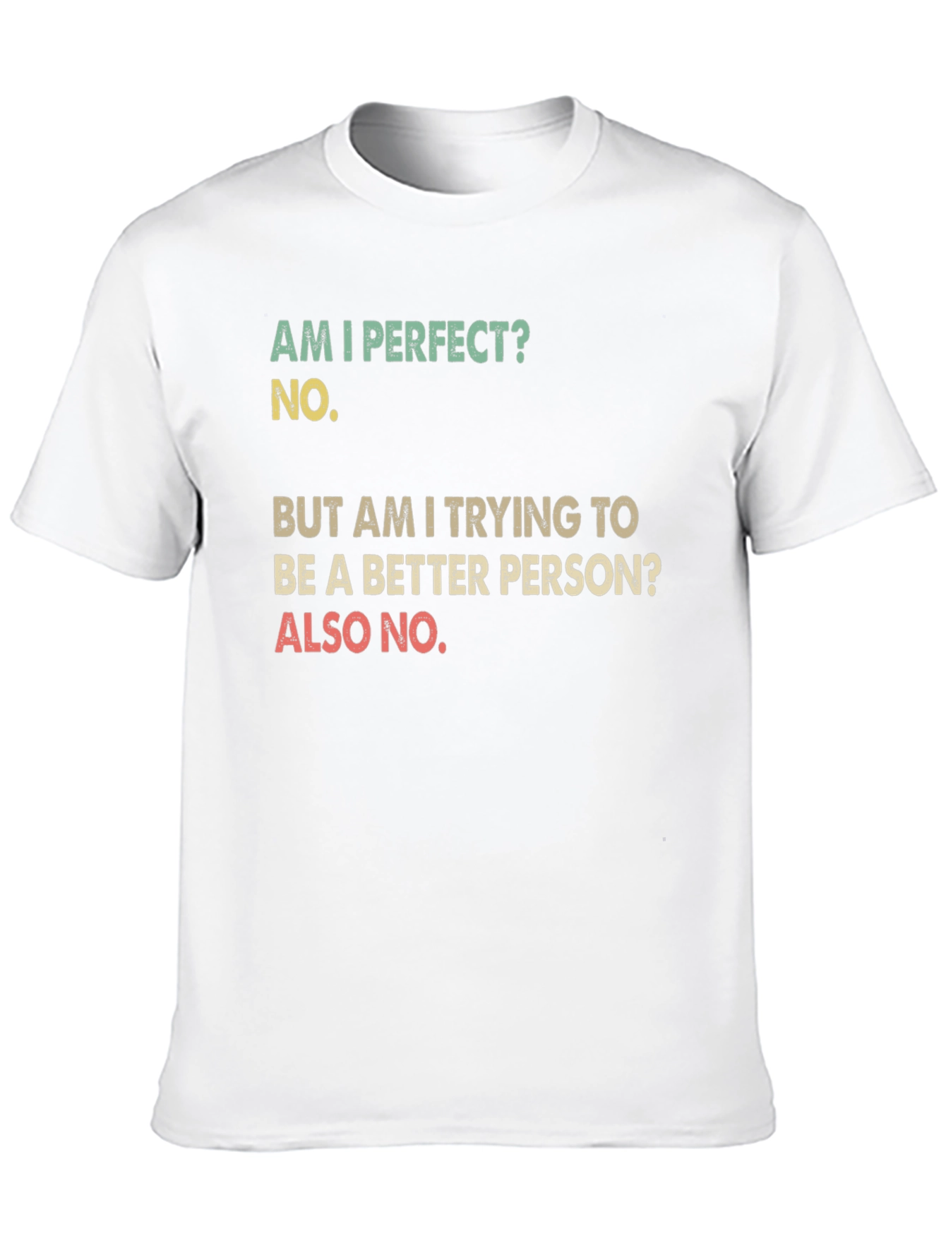 Funny T-Shirt: Am I Perfect? No. Sarcastic Tee