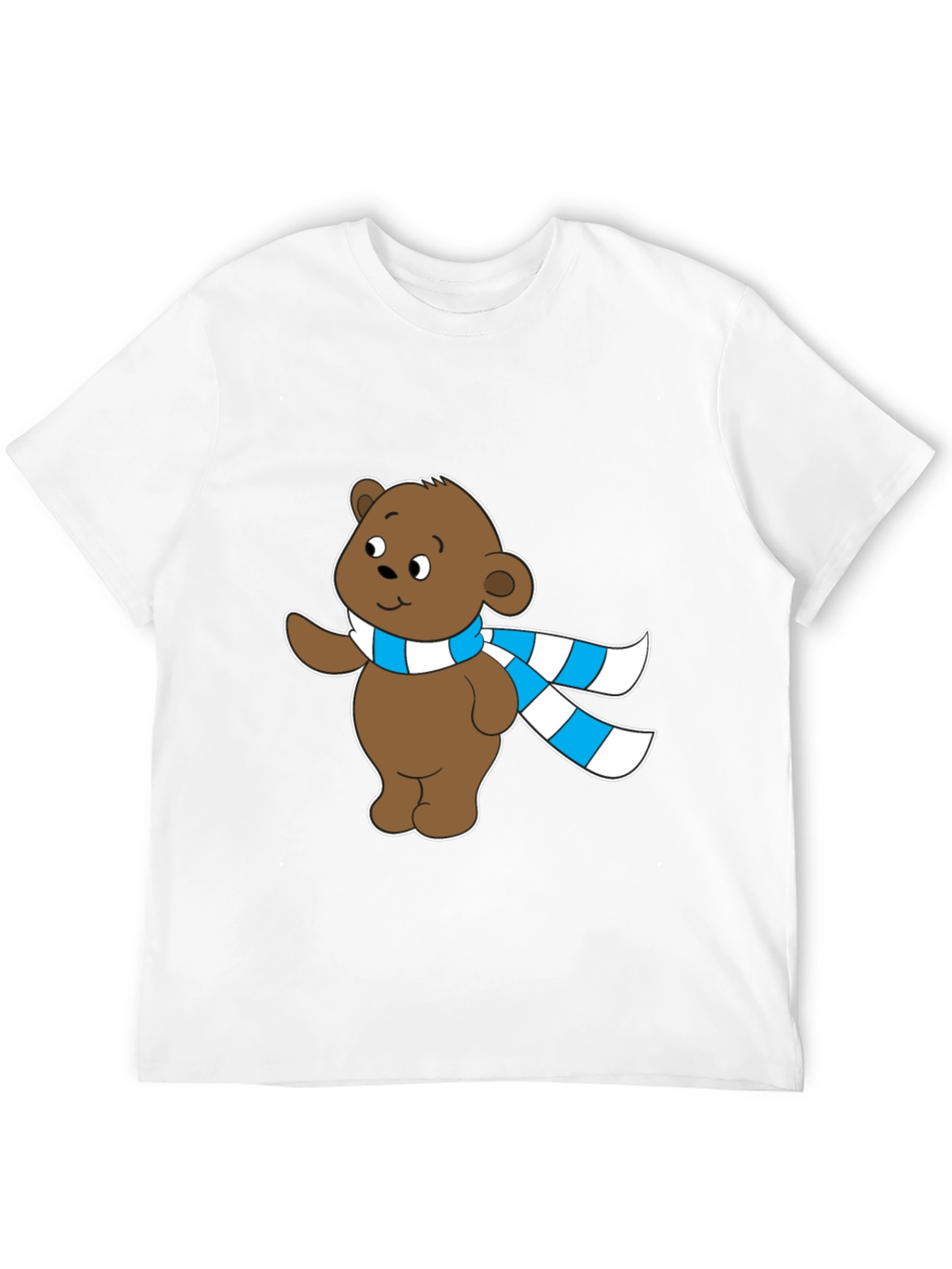 Cute Bear Scarf T-Shirt