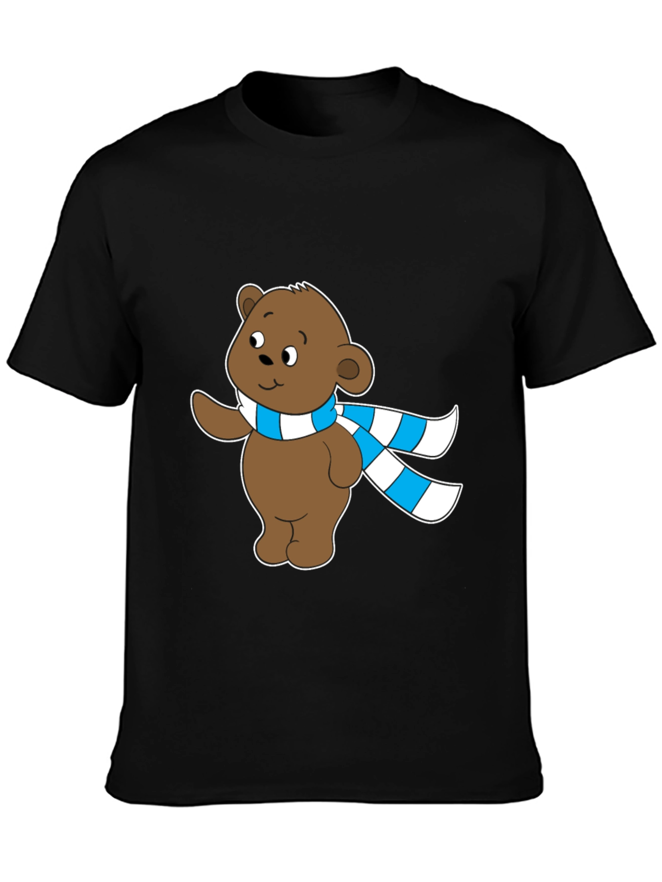 Cute Bear Scarf T-Shirt