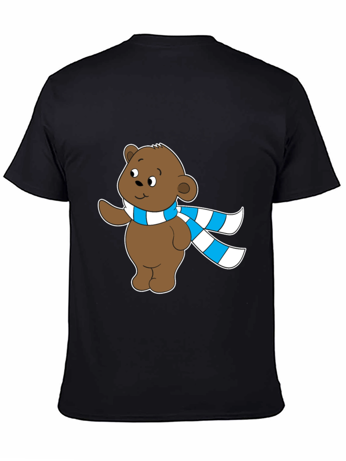 Cute Bear Scarf T-Shirt
