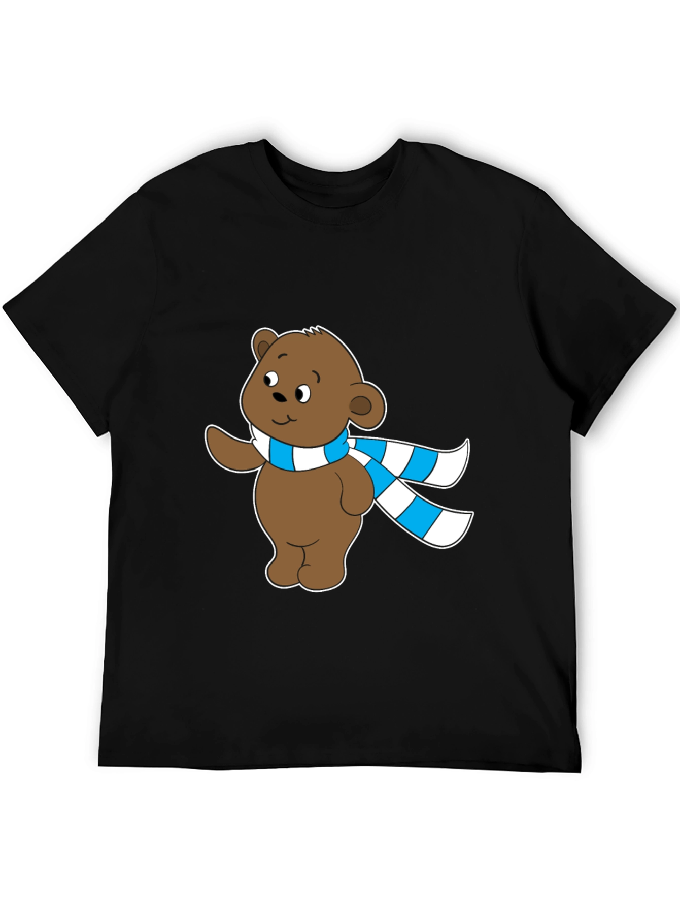 Cute Bear Scarf T-Shirt