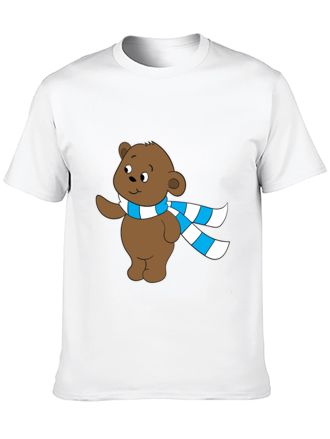 Cute Bear Scarf T-Shirt