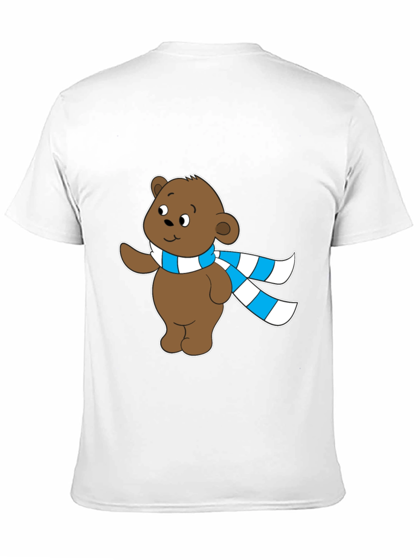 Cute Bear Scarf T-Shirt